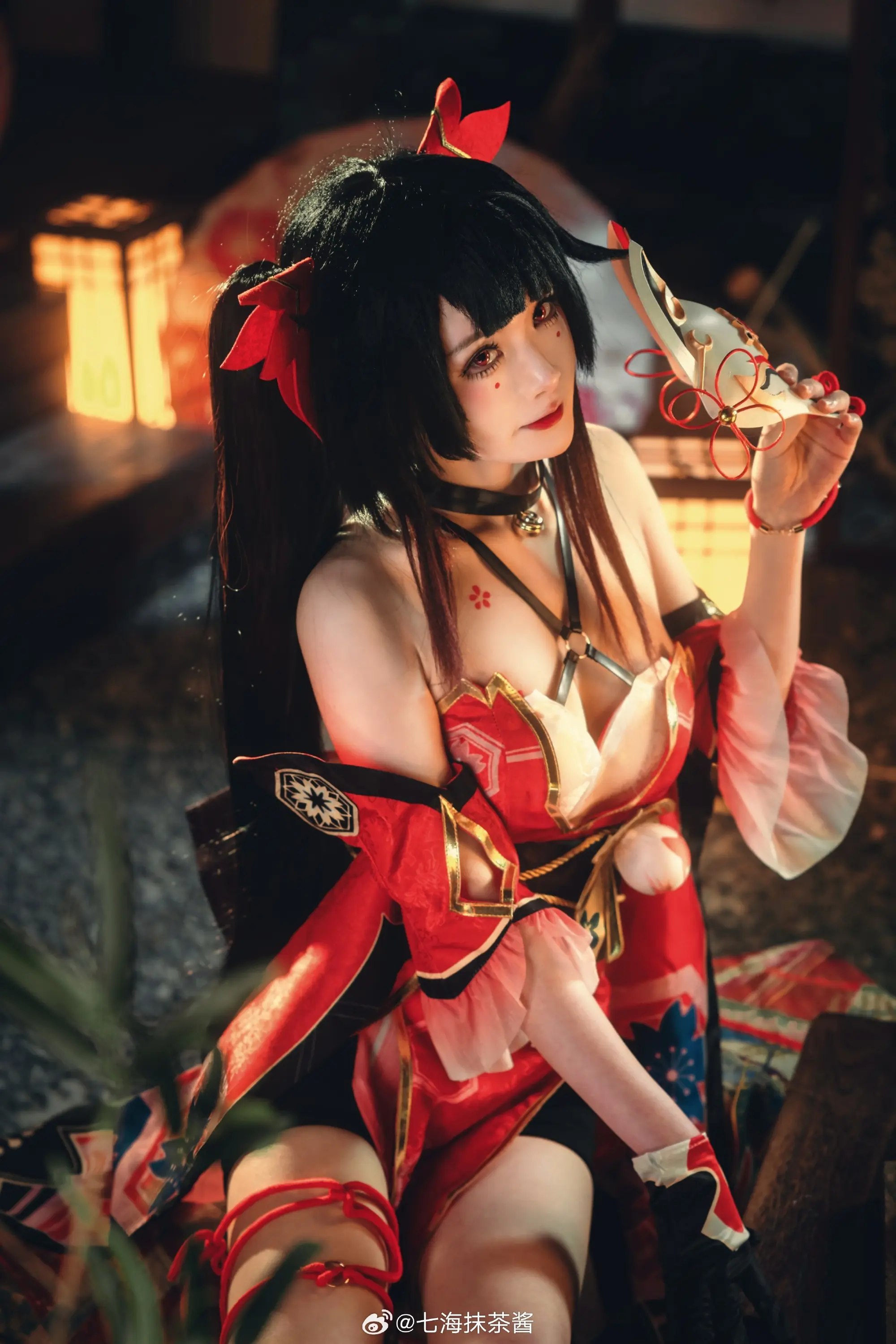 COSPLAY 元宵节快乐，要来找点乐子吗？嘻嘻嘻～崩坏星穹铁道 花火@七海抹茶酱 COSPLAY-第7张