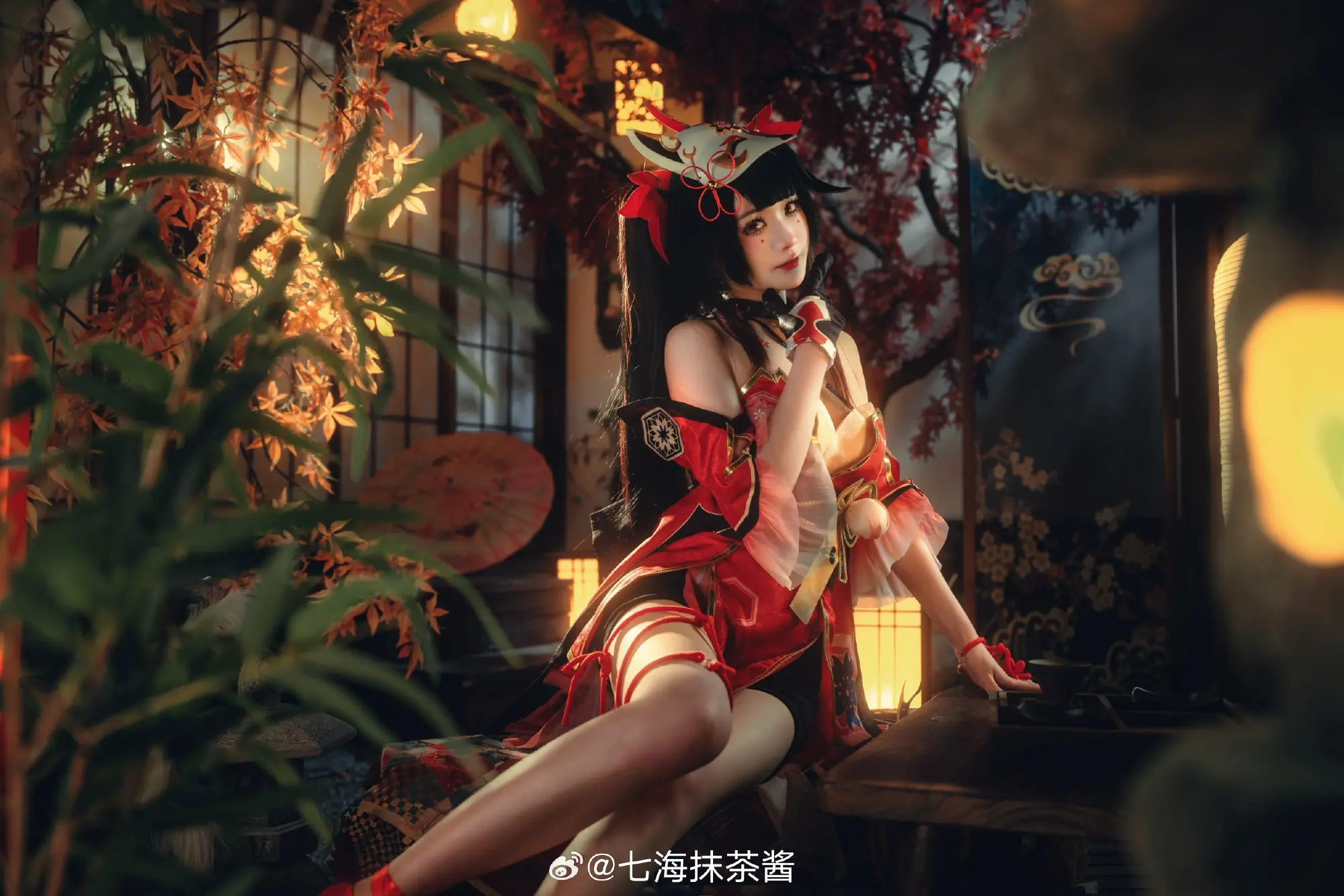 COSPLAY 元宵节快乐，要来找点乐子吗？嘻嘻嘻～崩坏星穹铁道 花火@七海抹茶酱 COSPLAY-第8张