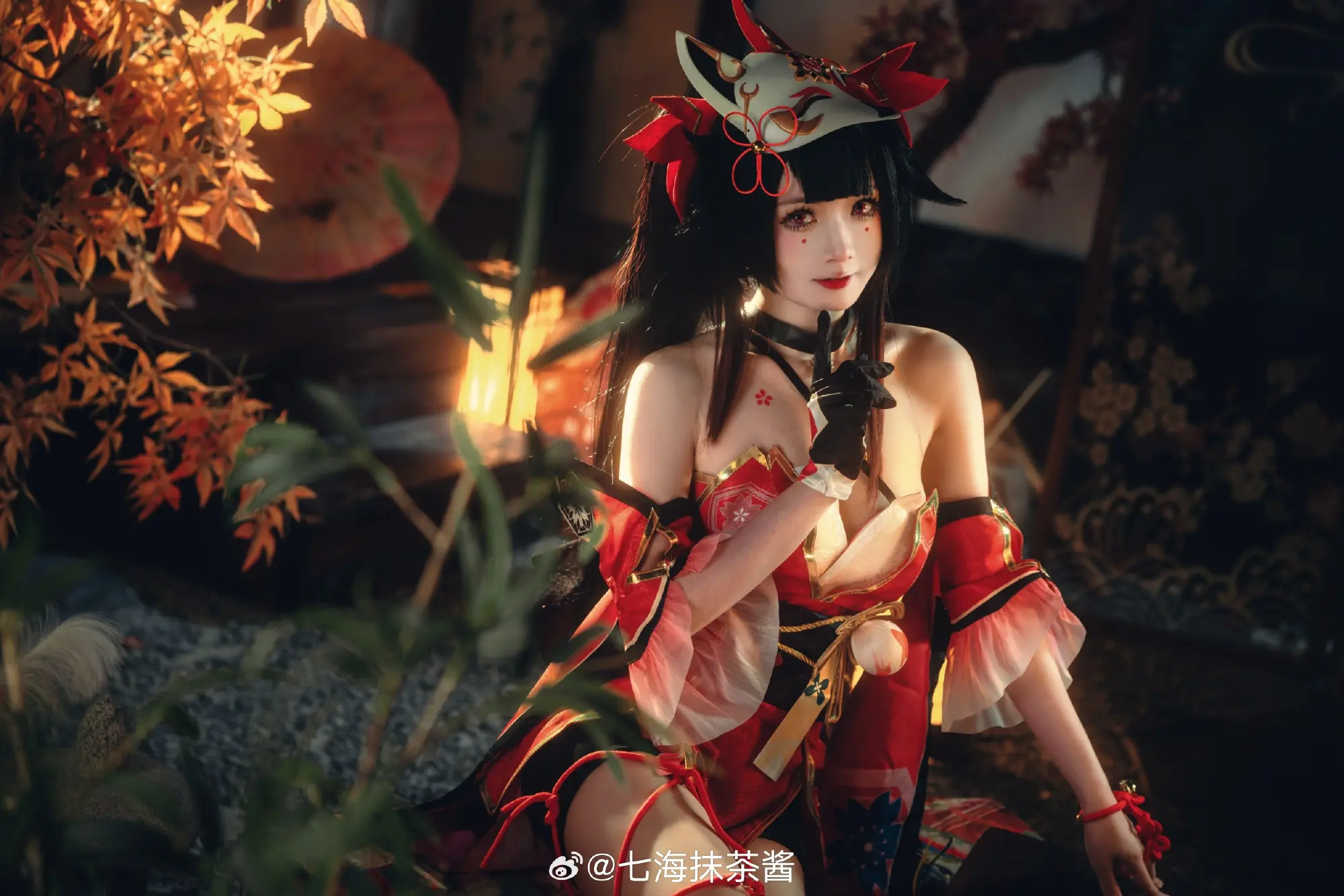 COSPLAY 元宵节快乐，要来找点乐子吗？嘻嘻嘻～崩坏星穹铁道 花火@七海抹茶酱 COSPLAY-第11张