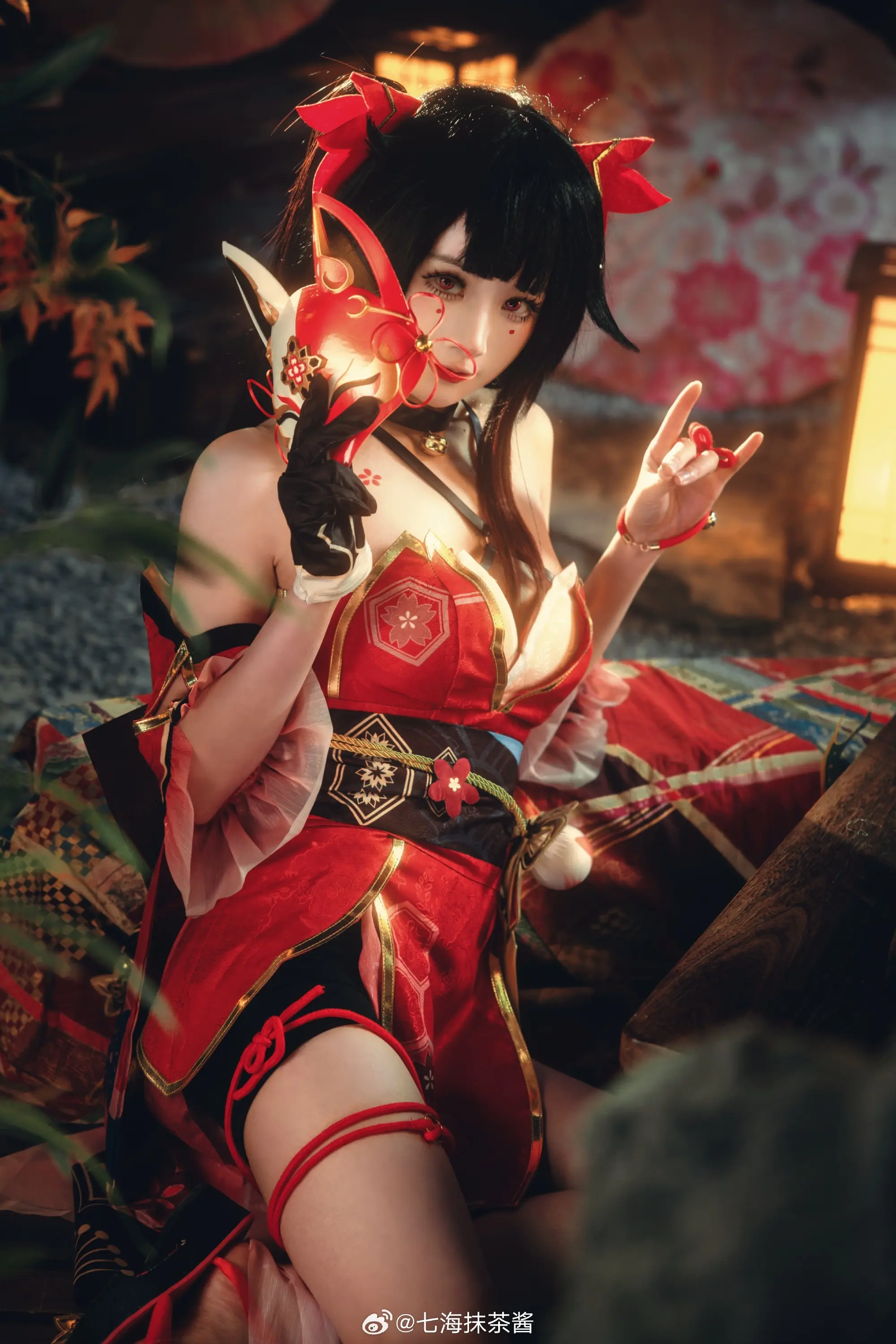 COSPLAY 元宵节快乐，要来找点乐子吗？嘻嘻嘻～崩坏星穹铁道 花火@七海抹茶酱 COSPLAY-第12张