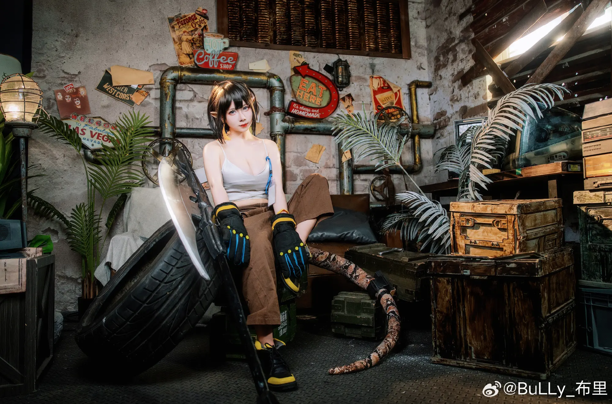 cosplay 明日方舟「森蚺」修修猫太专业勒@修修猫ww COSPLAY-第6张