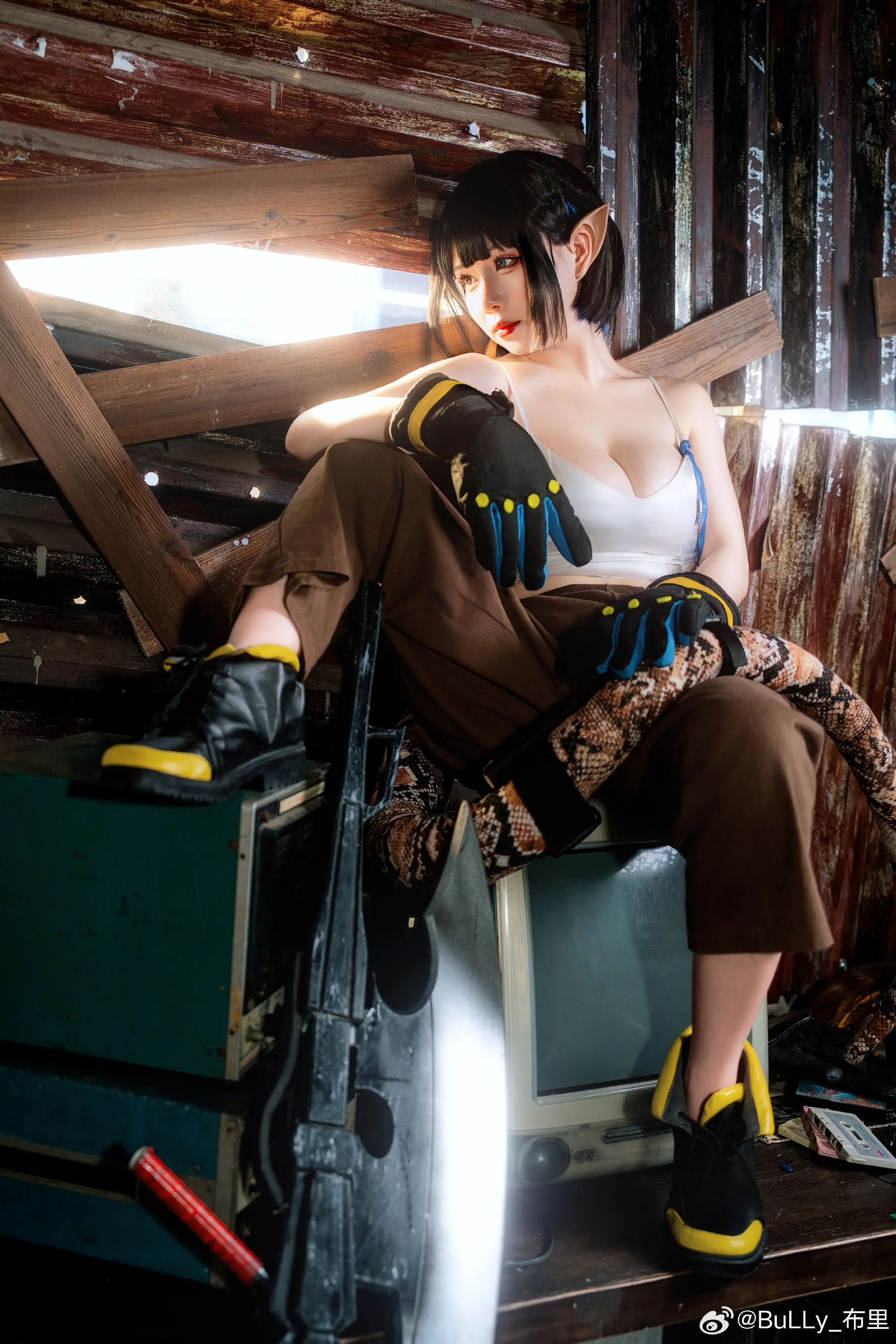 cosplay 明日方舟「森蚺」修修猫太专业勒@修修猫ww COSPLAY-第2张