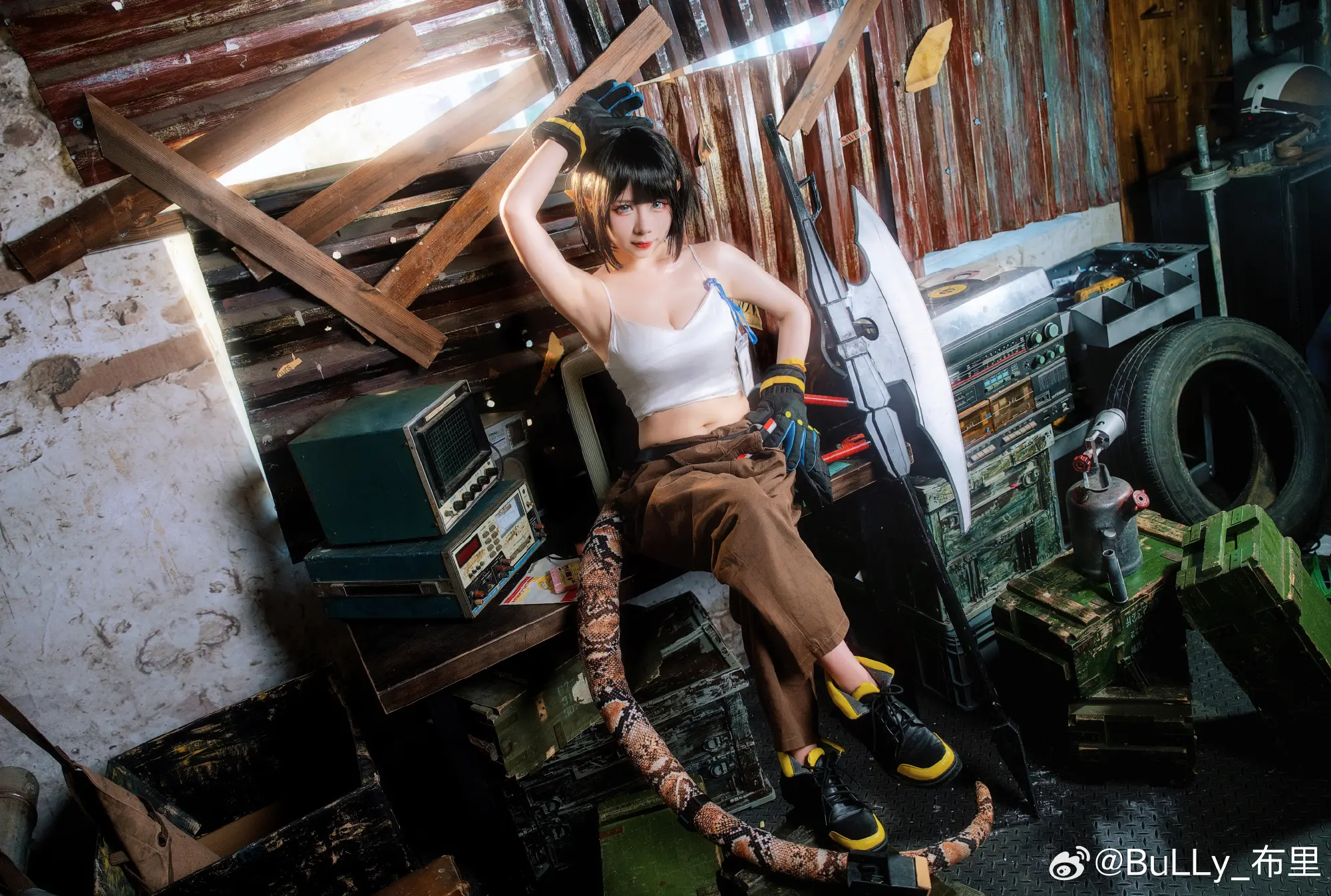 cosplay 明日方舟「森蚺」修修猫太专业勒@修修猫ww COSPLAY-第5张