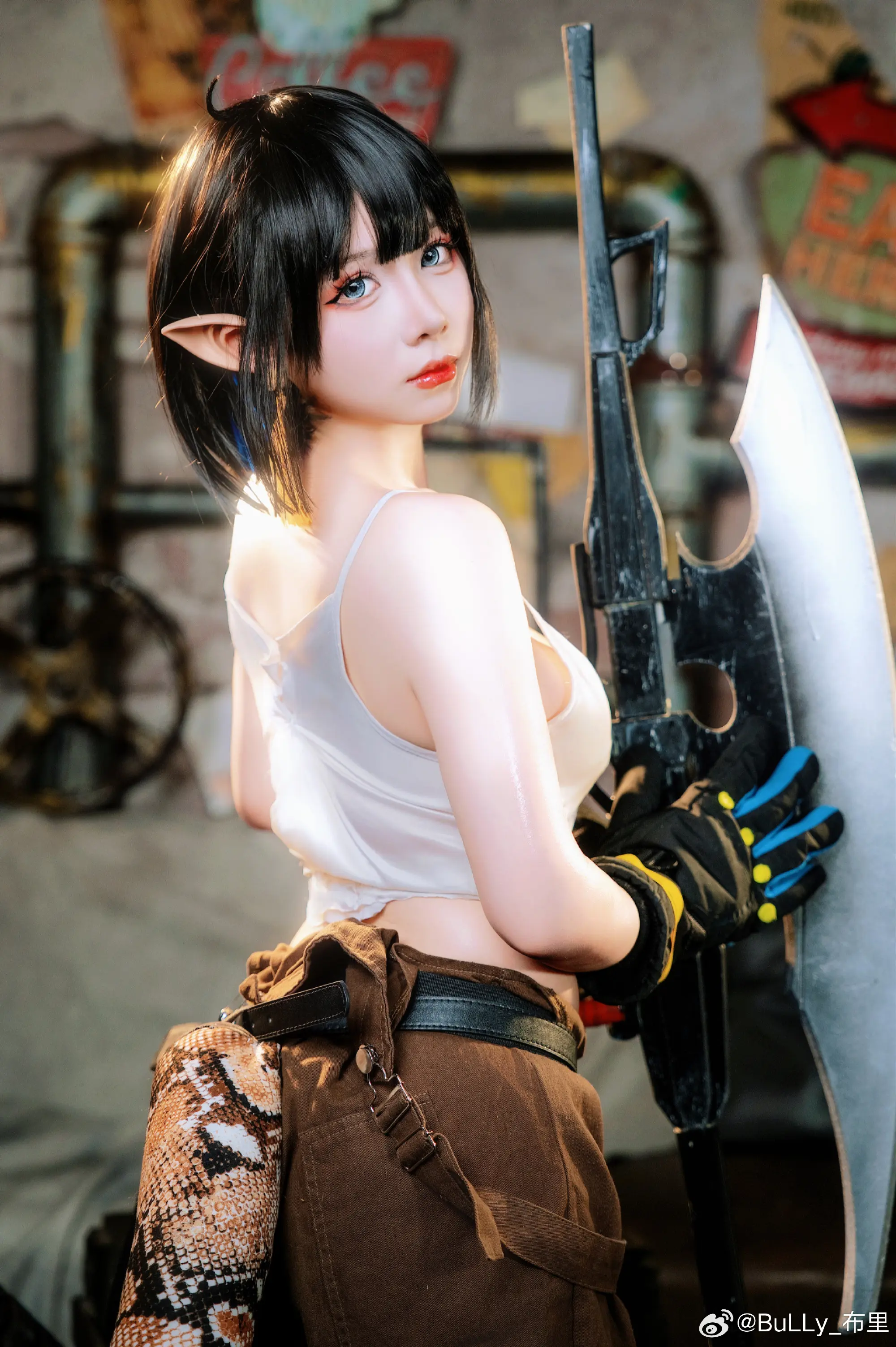 cosplay 明日方舟「森蚺」修修猫太专业勒@修修猫ww COSPLAY-第7张