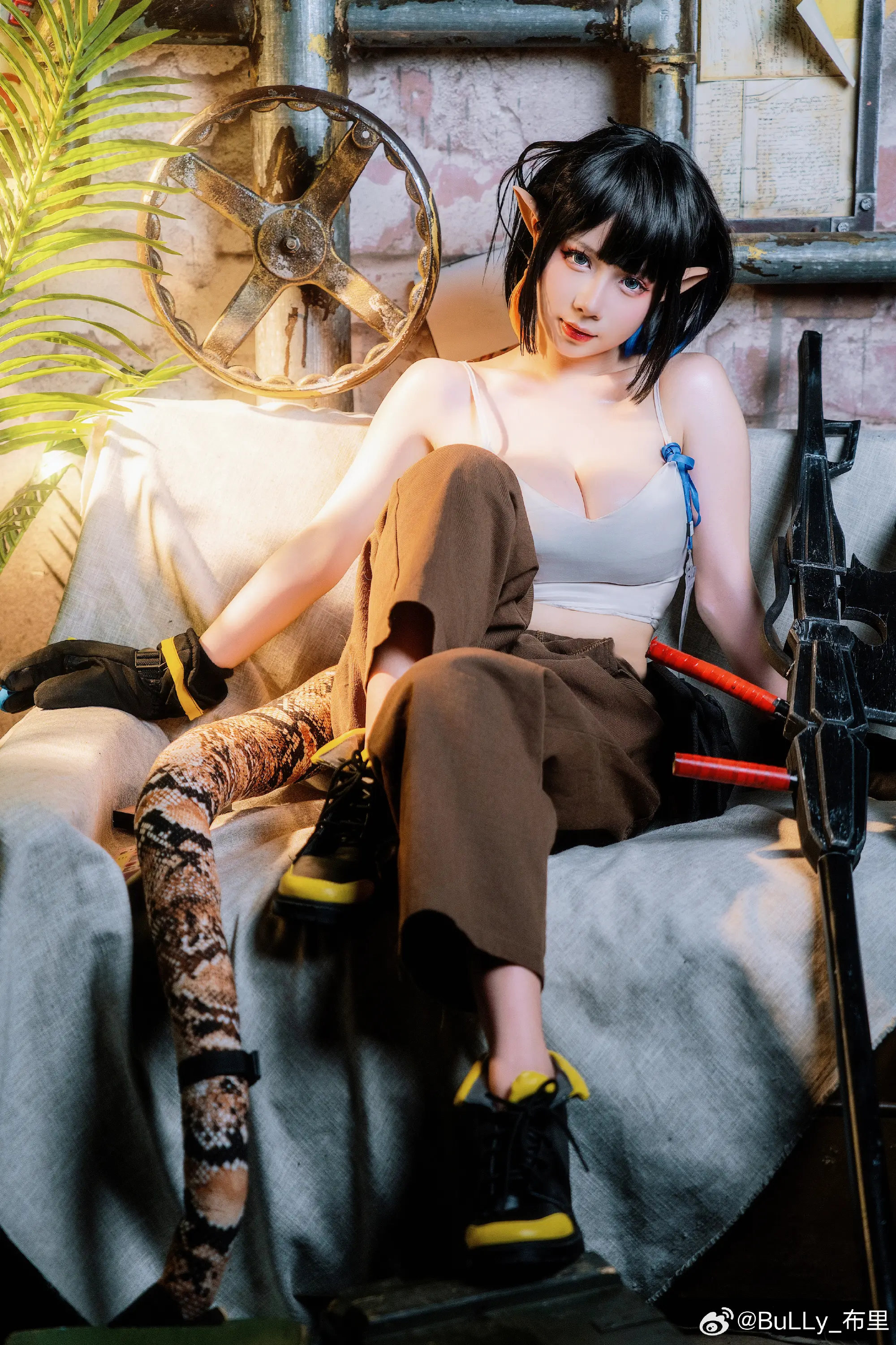 cosplay 明日方舟「森蚺」修修猫太专业勒@修修猫ww-公众号小姨ai