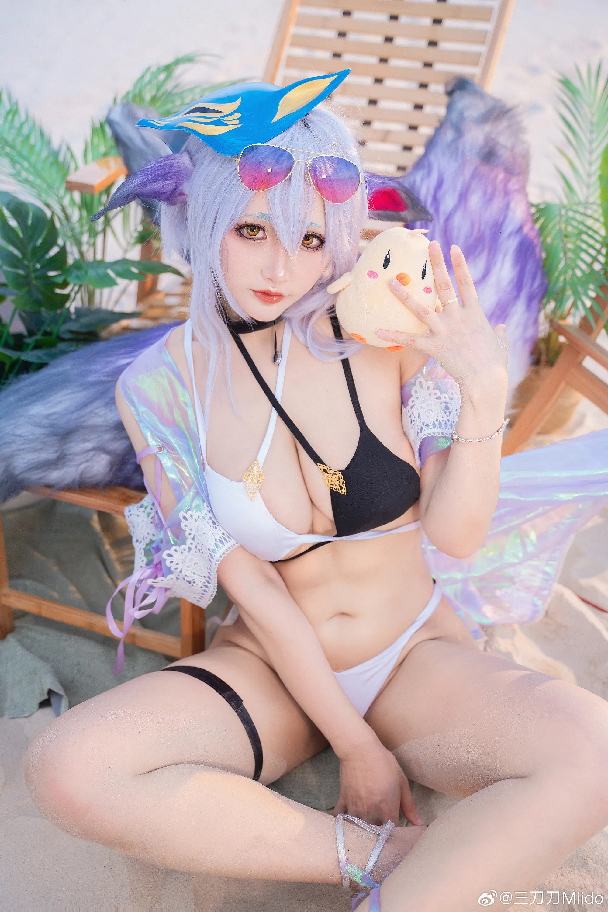 cosplay 碧蓝航线 土佐水着来咯@三刀刀Miido-公众号小姨ai