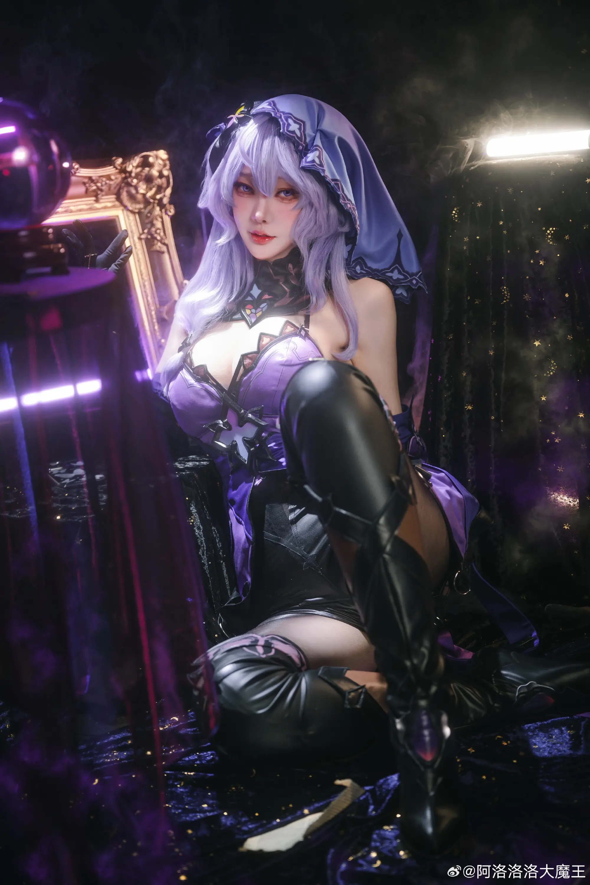 COSPLAY 崩坏：星穹铁道 黑天鹅·Black Swan@阿洛洛洛大魔王-公众号小姨ai