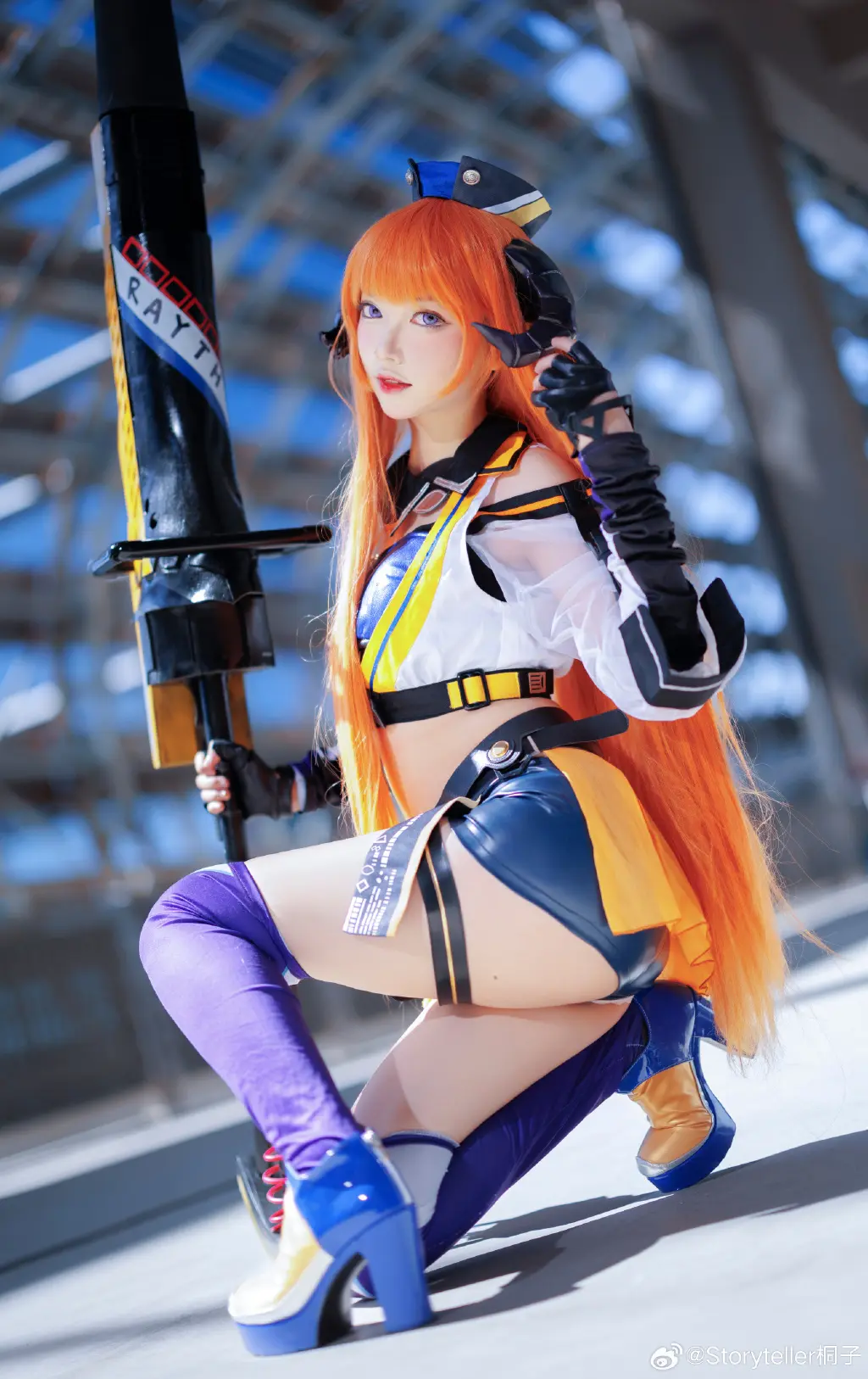 cosplay 明日方舟 风笛 皇后一号cos 赛车皮@Storyteller桐子 COSPLAY-第10张