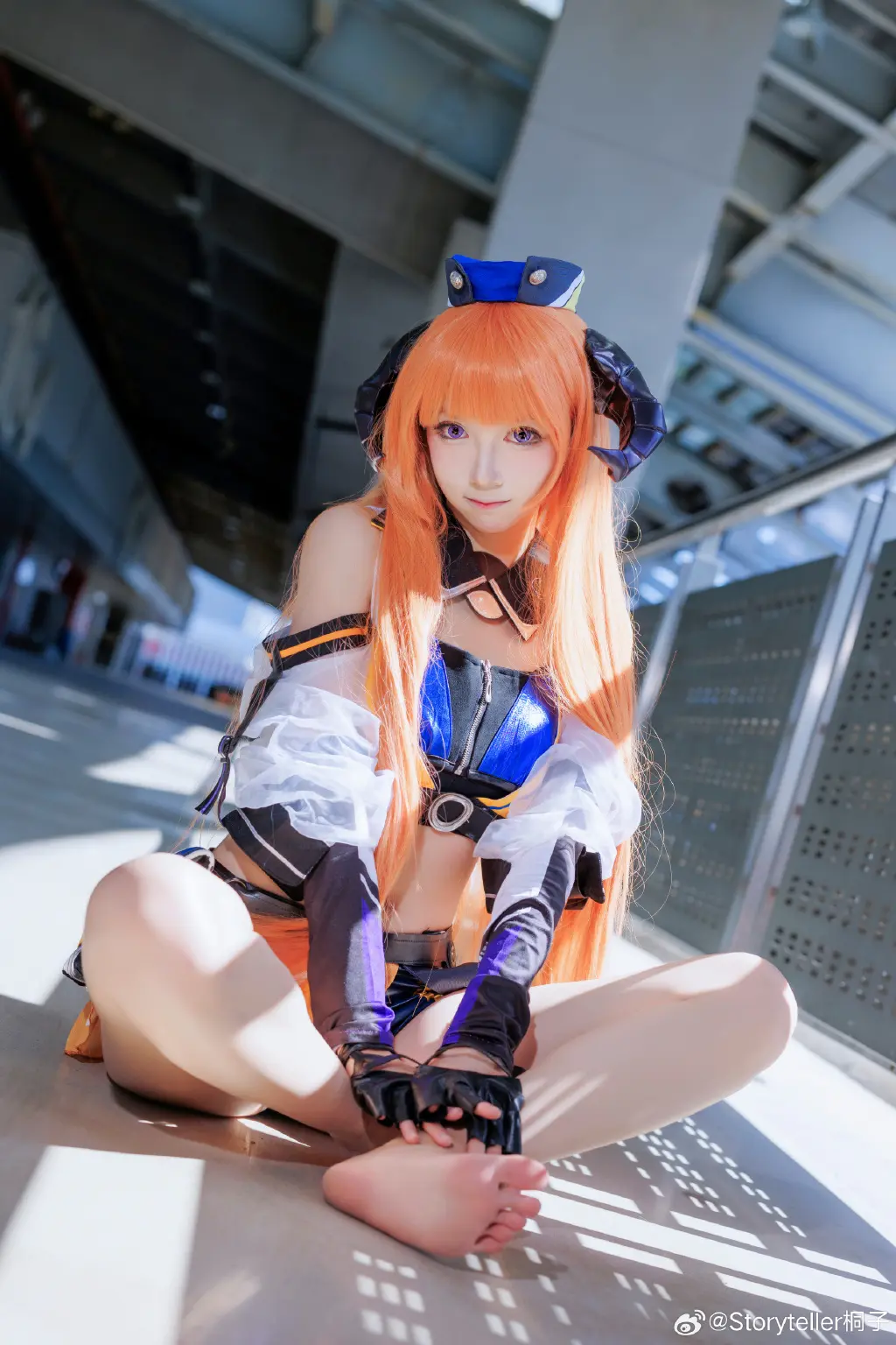 cosplay 明日方舟 风笛 皇后一号cos 赛车皮@Storyteller桐子 COSPLAY-第11张