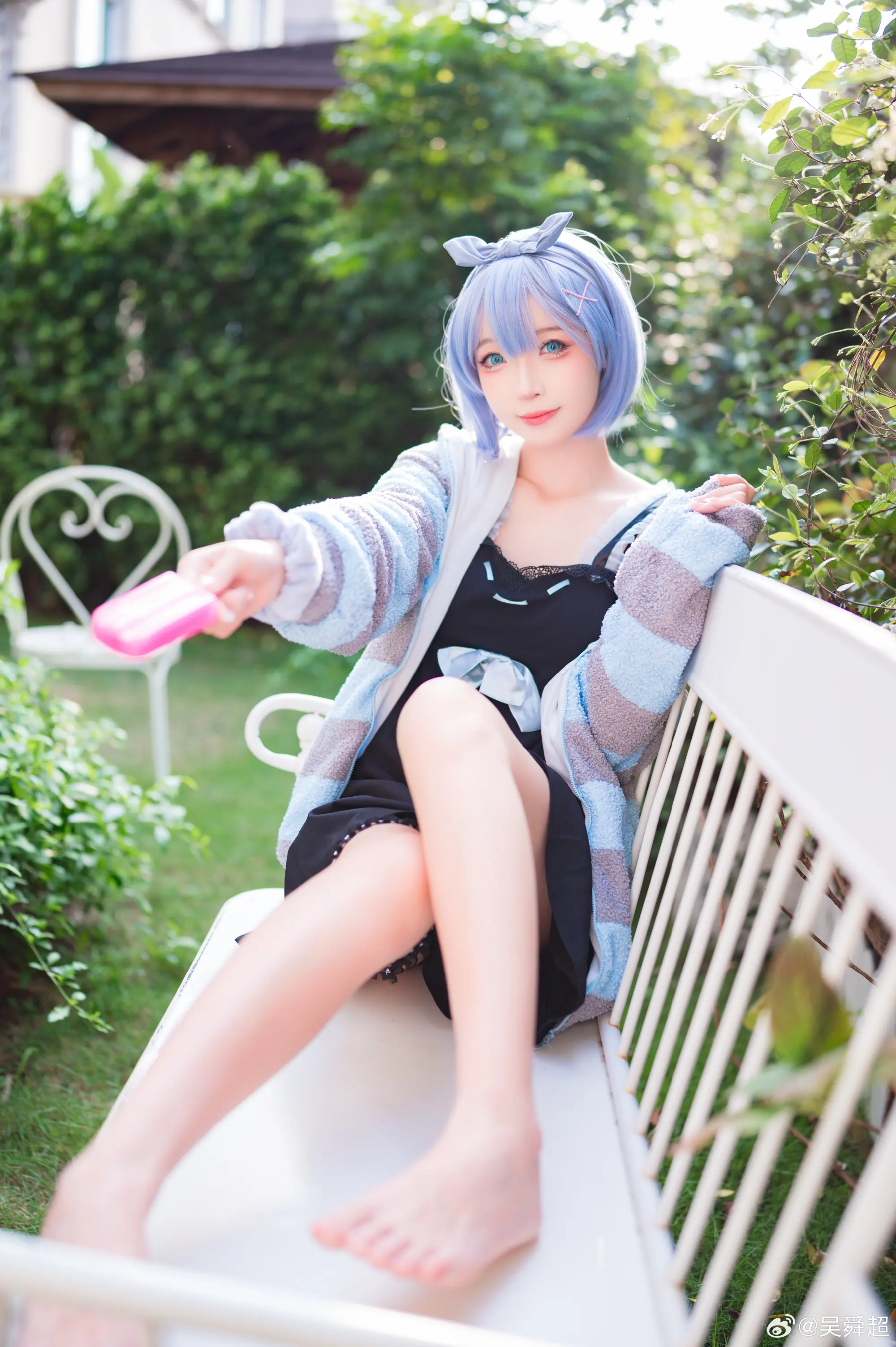 cosplay 蕾姆雪糕你要吃嘛~?@-祖木子- COSPLAY-第2张
