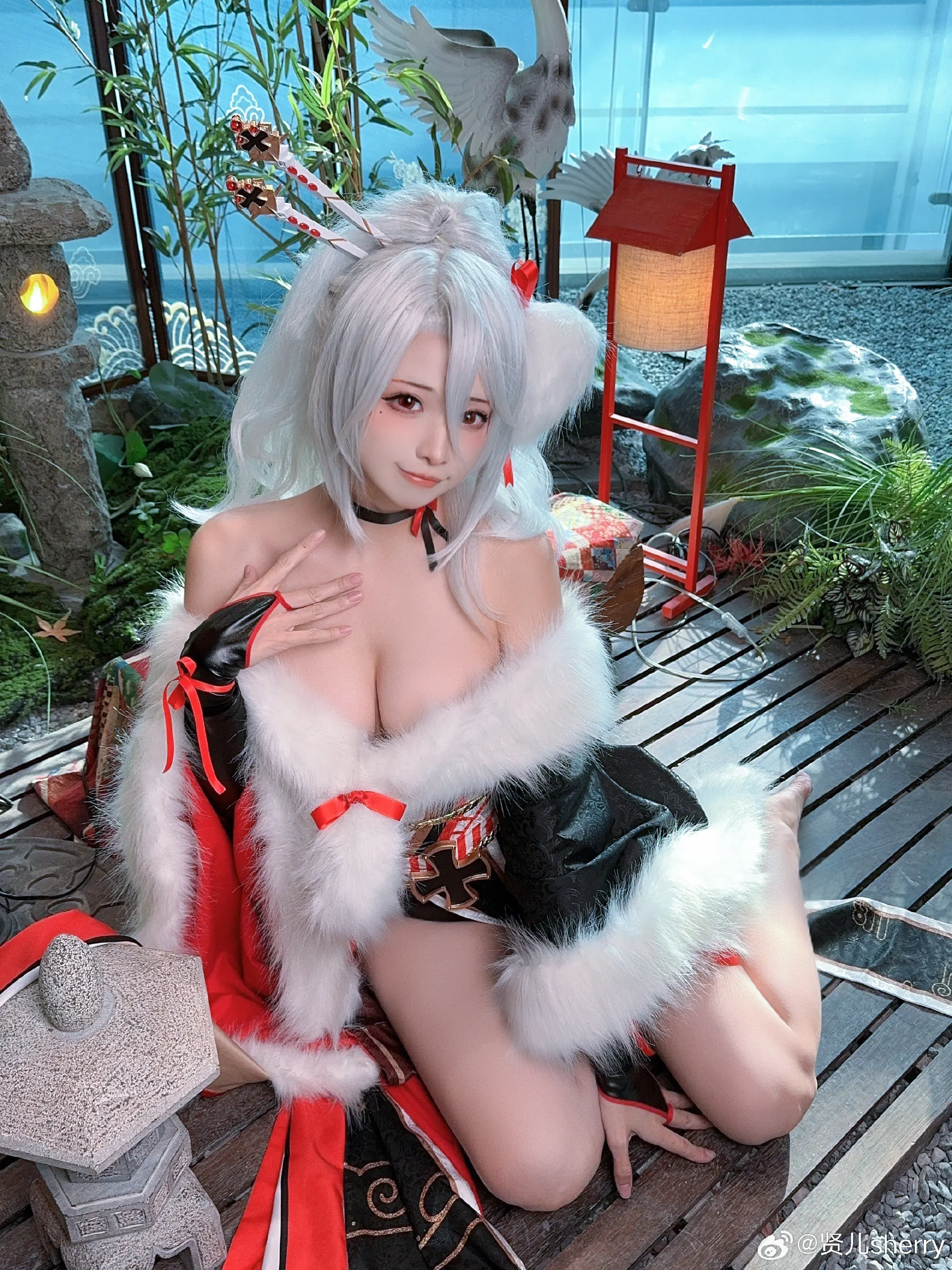 COSPLAY 换件衣服有木有增加一点新年的氛围~(*´I`*) 碧蓝航线@贤儿sherry COSPLAY-第11张