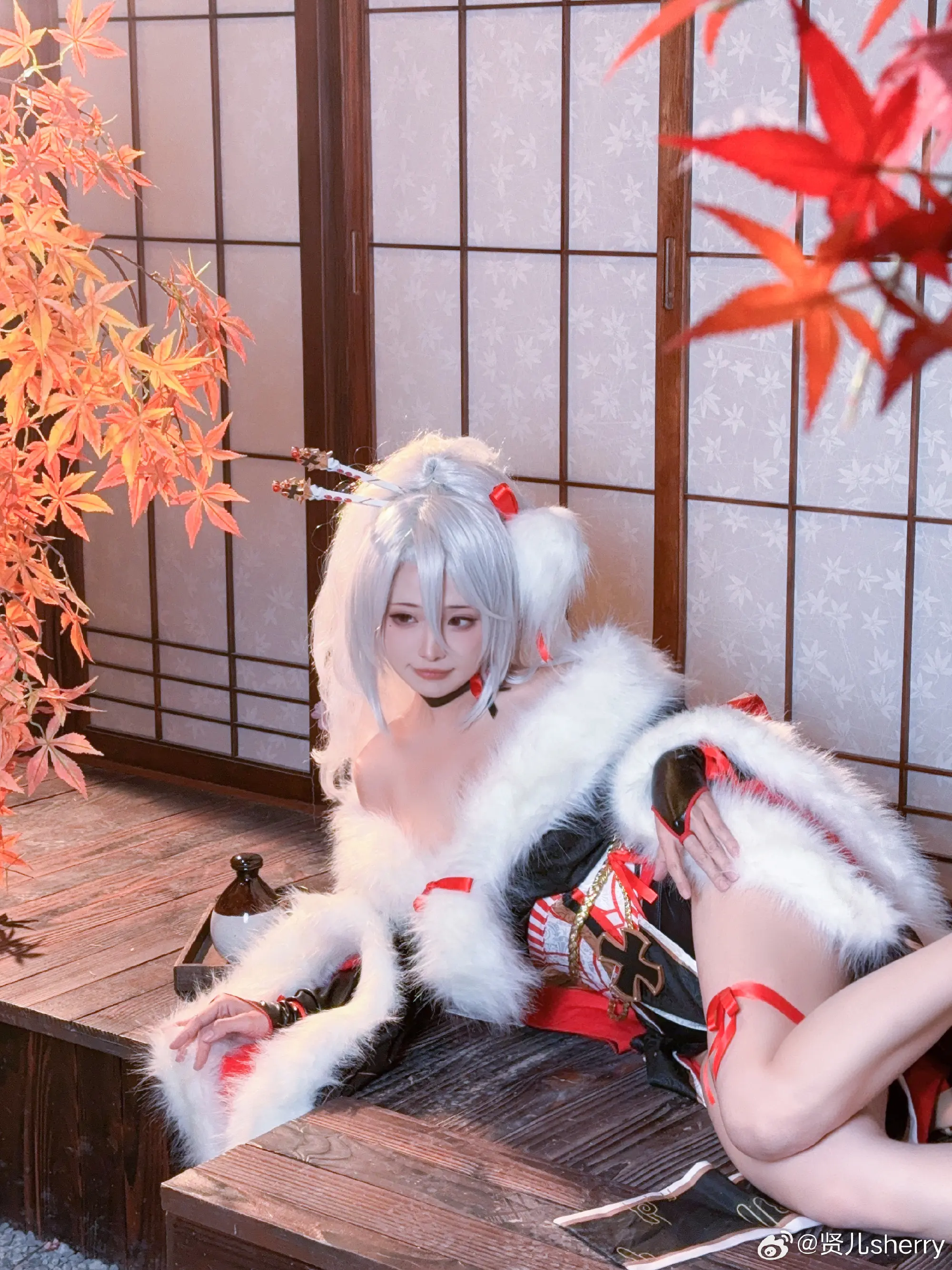 COSPLAY 换件衣服有木有增加一点新年的氛围~(*´I`*) 碧蓝航线@贤儿sherry COSPLAY-第8张