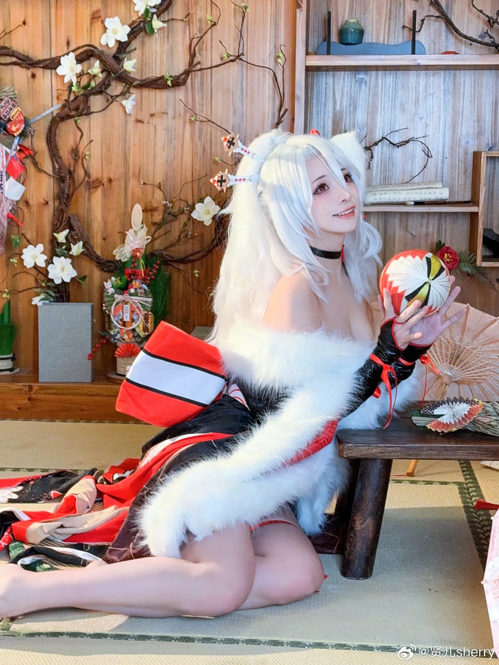 COSPLAY 换件衣服有木有增加一点新年的氛围~(*´I`*) 碧蓝航线@贤儿sherry COSPLAY-第9张