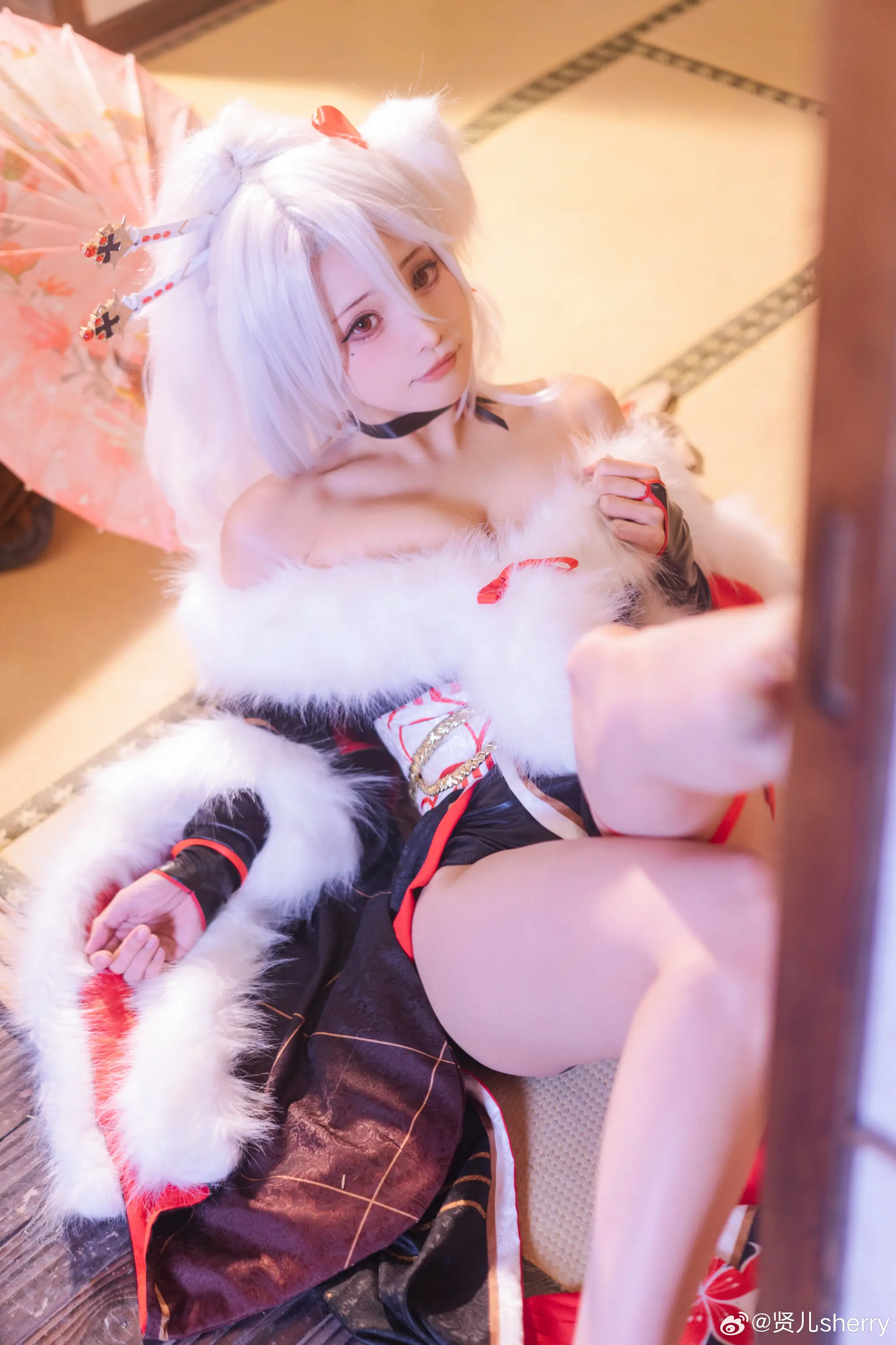 COSPLAY 换件衣服有木有增加一点新年的氛围~(*´I`*) 碧蓝航线@贤儿sherry COSPLAY-第13张