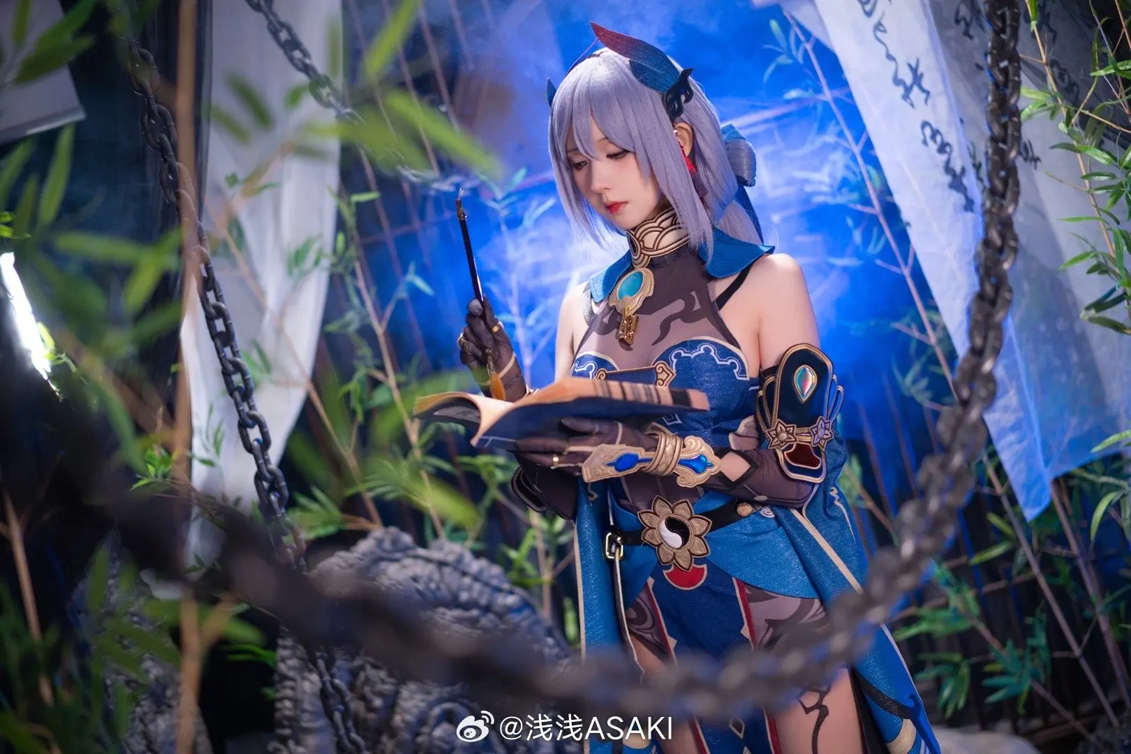 不会吧不会吧这就要回到因果殿了吗我不行我不可以除非…姐姐在。崩坏星穹铁道@浅浅ASAKI COSPLAY-第3张