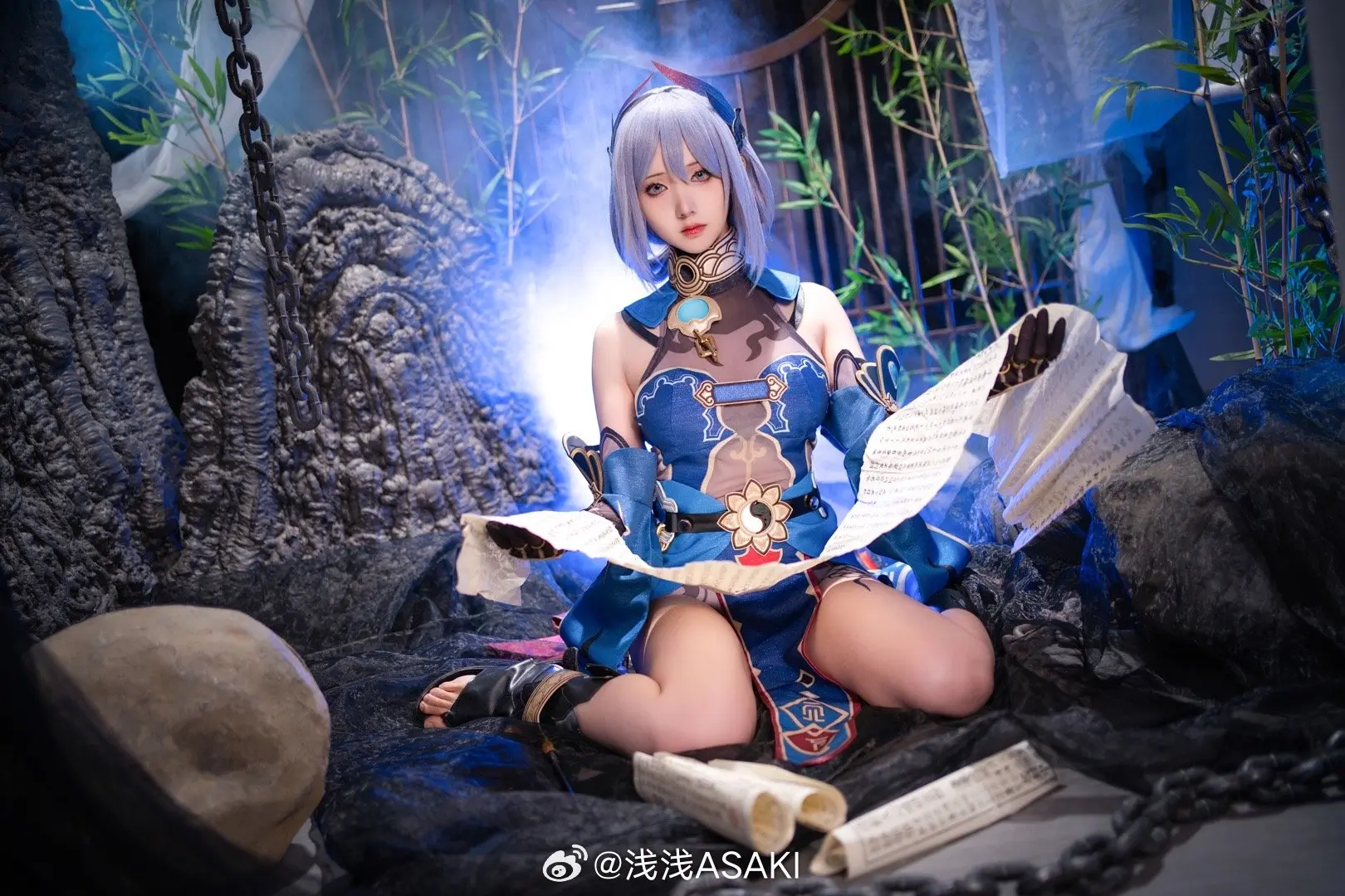 不会吧不会吧这就要回到因果殿了吗我不行我不可以除非…姐姐在。崩坏星穹铁道@浅浅ASAKI COSPLAY-第9张