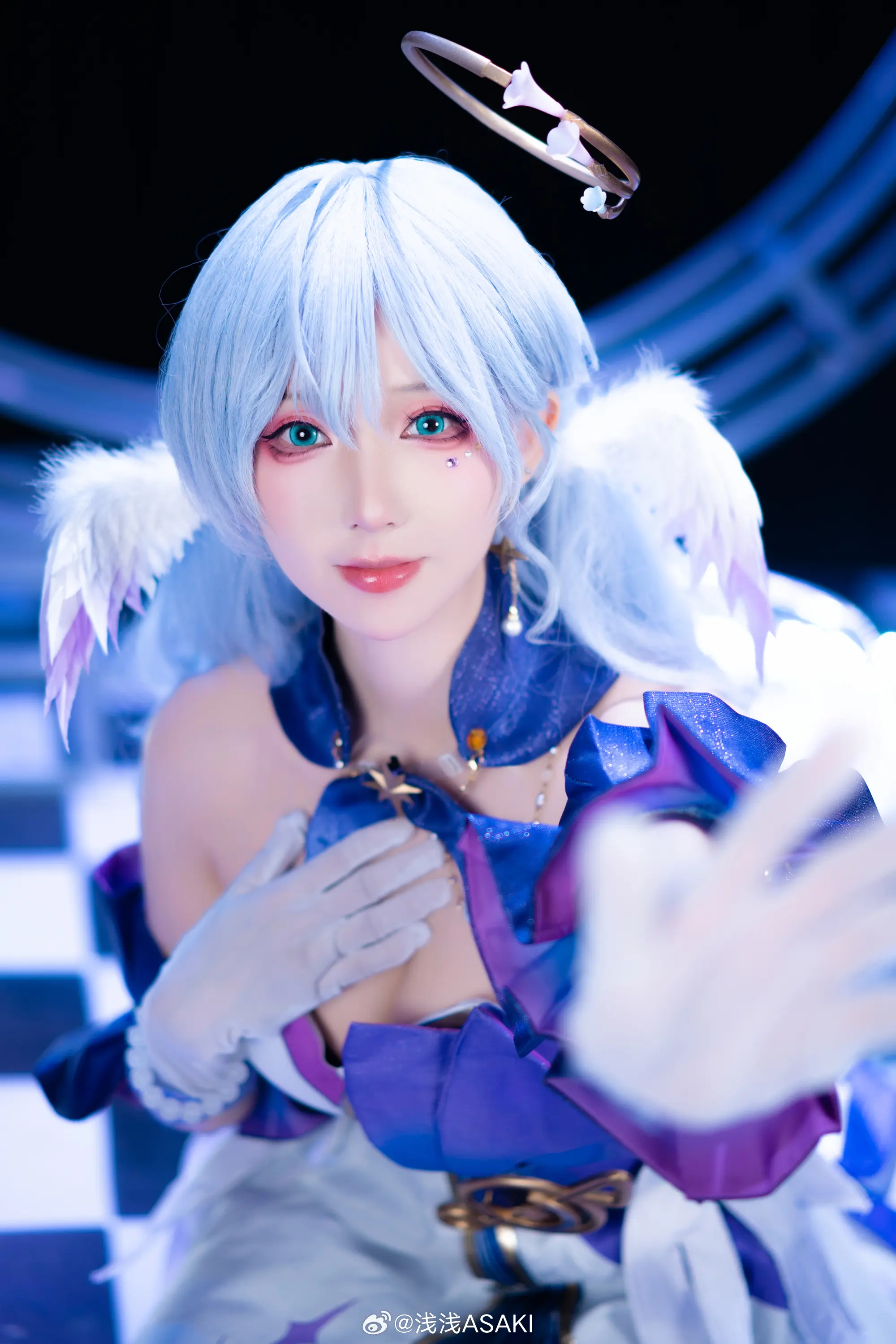 COSPLAY 崩坏：星穹铁道 知更鸟@浅浅ASAKI-公众号小姨ai