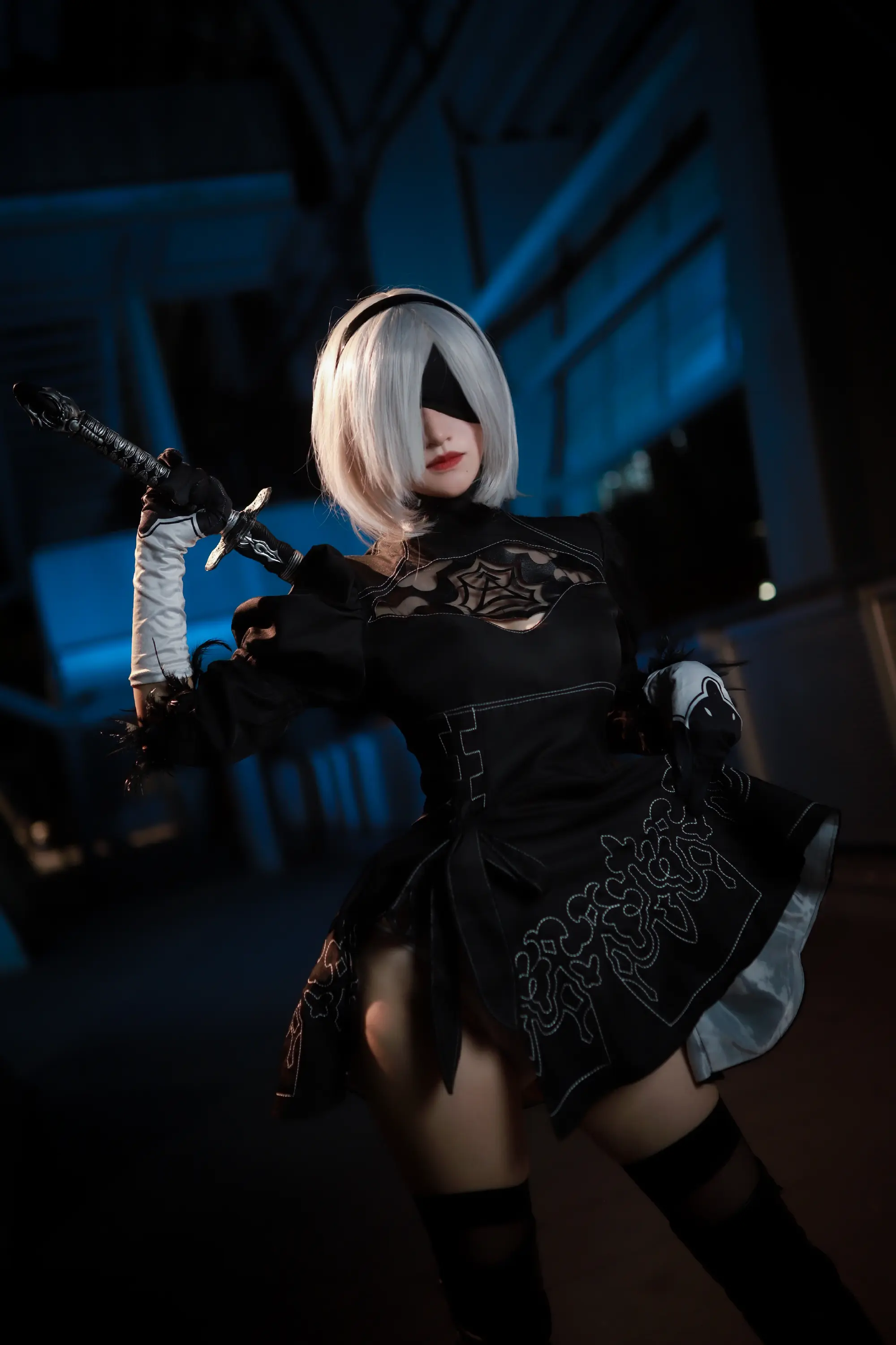 COSPLAY 存在都是为了毁灭而设计 尼尔:机械纪元 2B@啵酱痴 COSPLAY-第4张