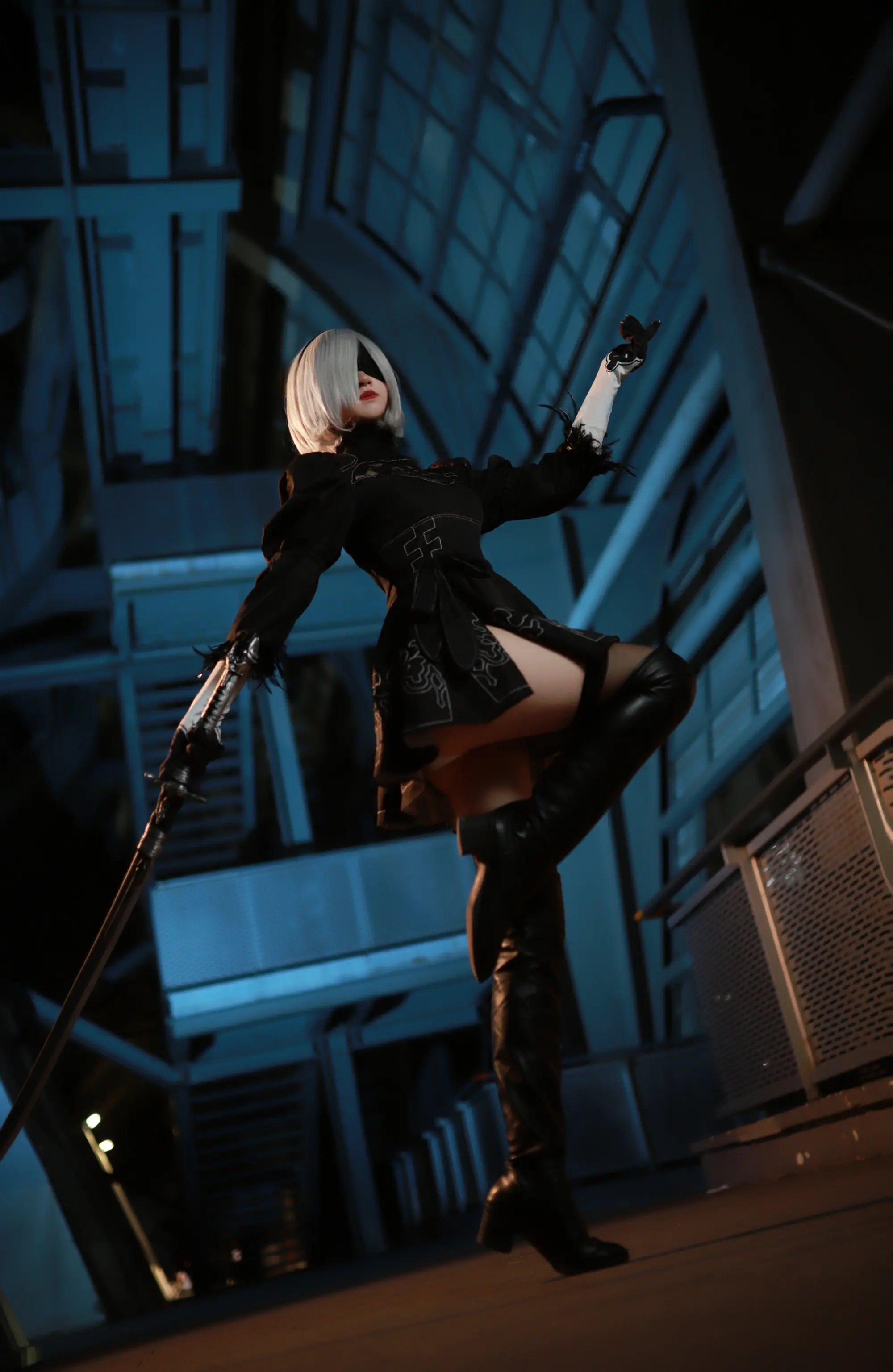COSPLAY 存在都是为了毁灭而设计 尼尔:机械纪元 2B@啵酱痴 COSPLAY-第6张