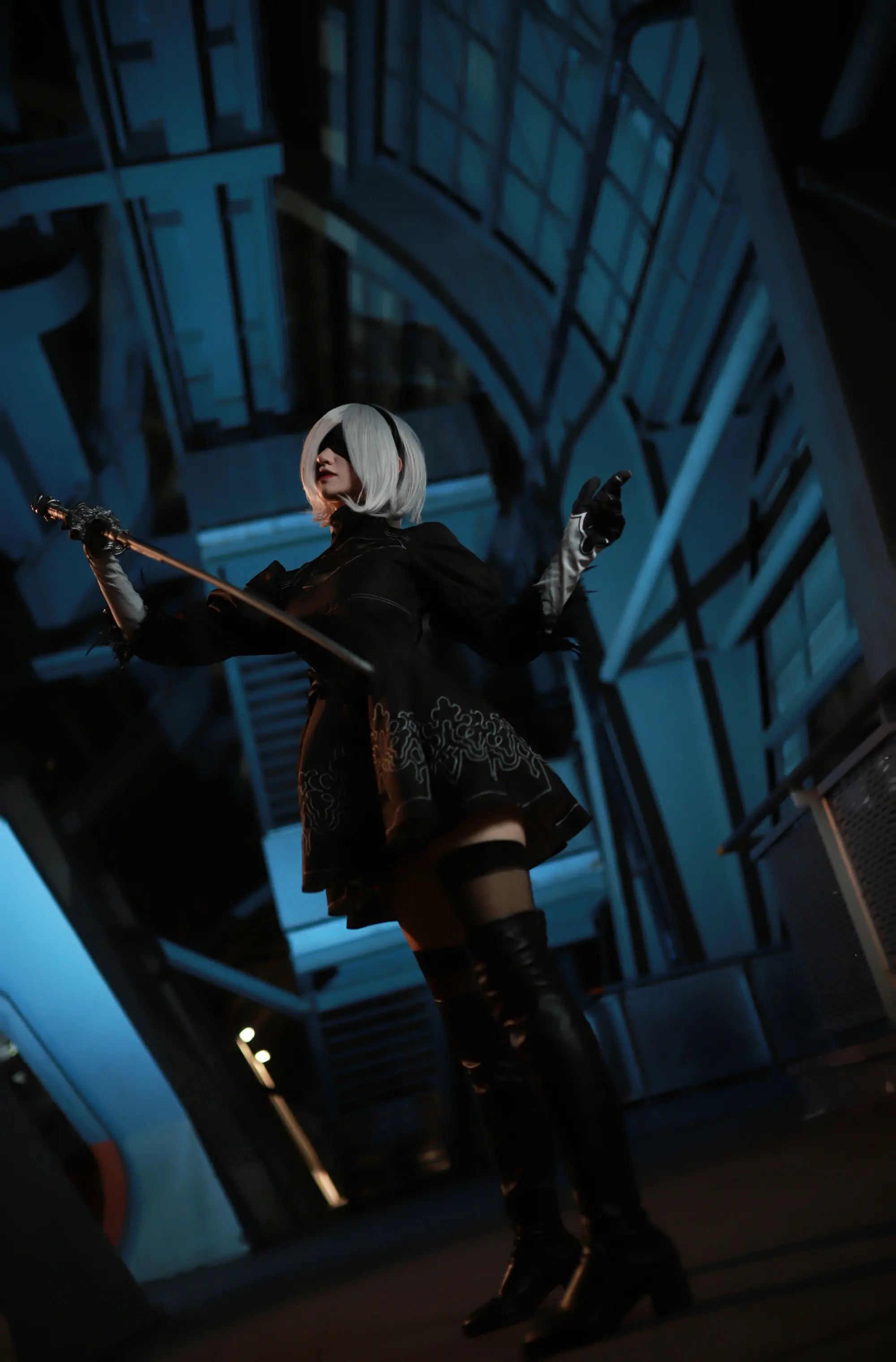 COSPLAY 存在都是为了毁灭而设计 尼尔:机械纪元 2B@啵酱痴 COSPLAY-第7张