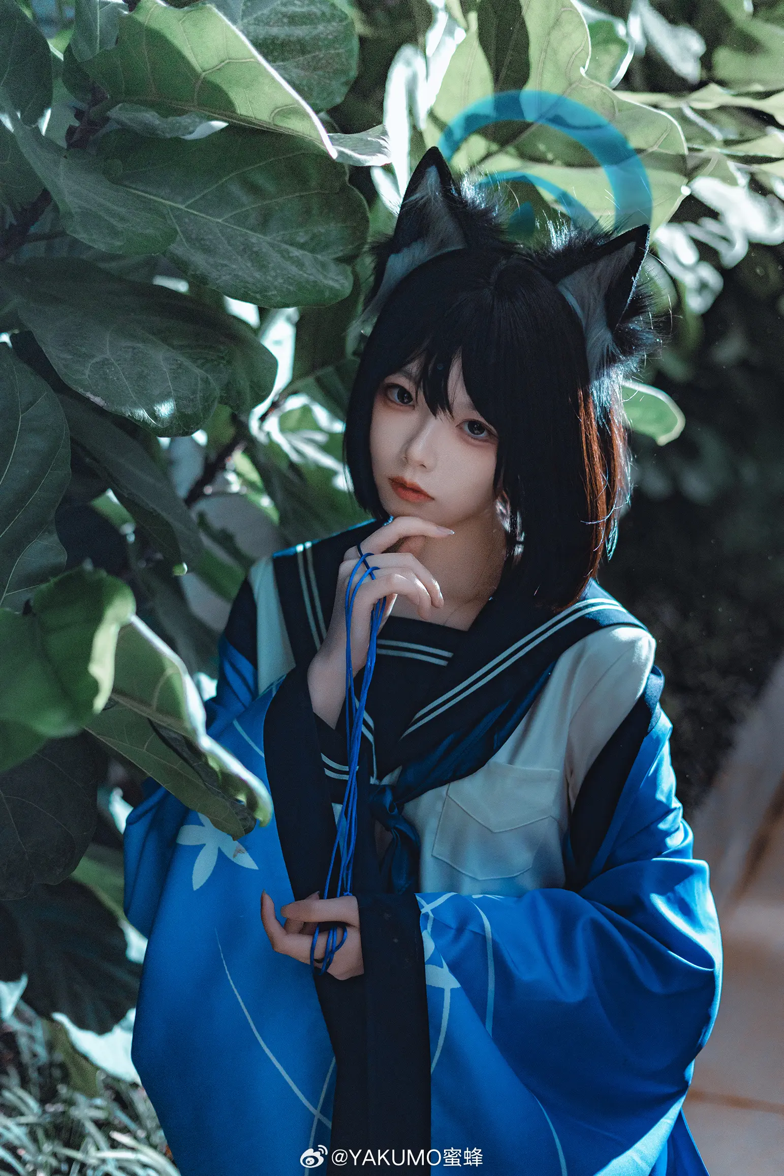 COSPLAY 百鬼夜行連合学院所属、百花繚乱の作戦参謀、桐生キキョウ。@YAKUMO蜜蜂-公众号小姨ai