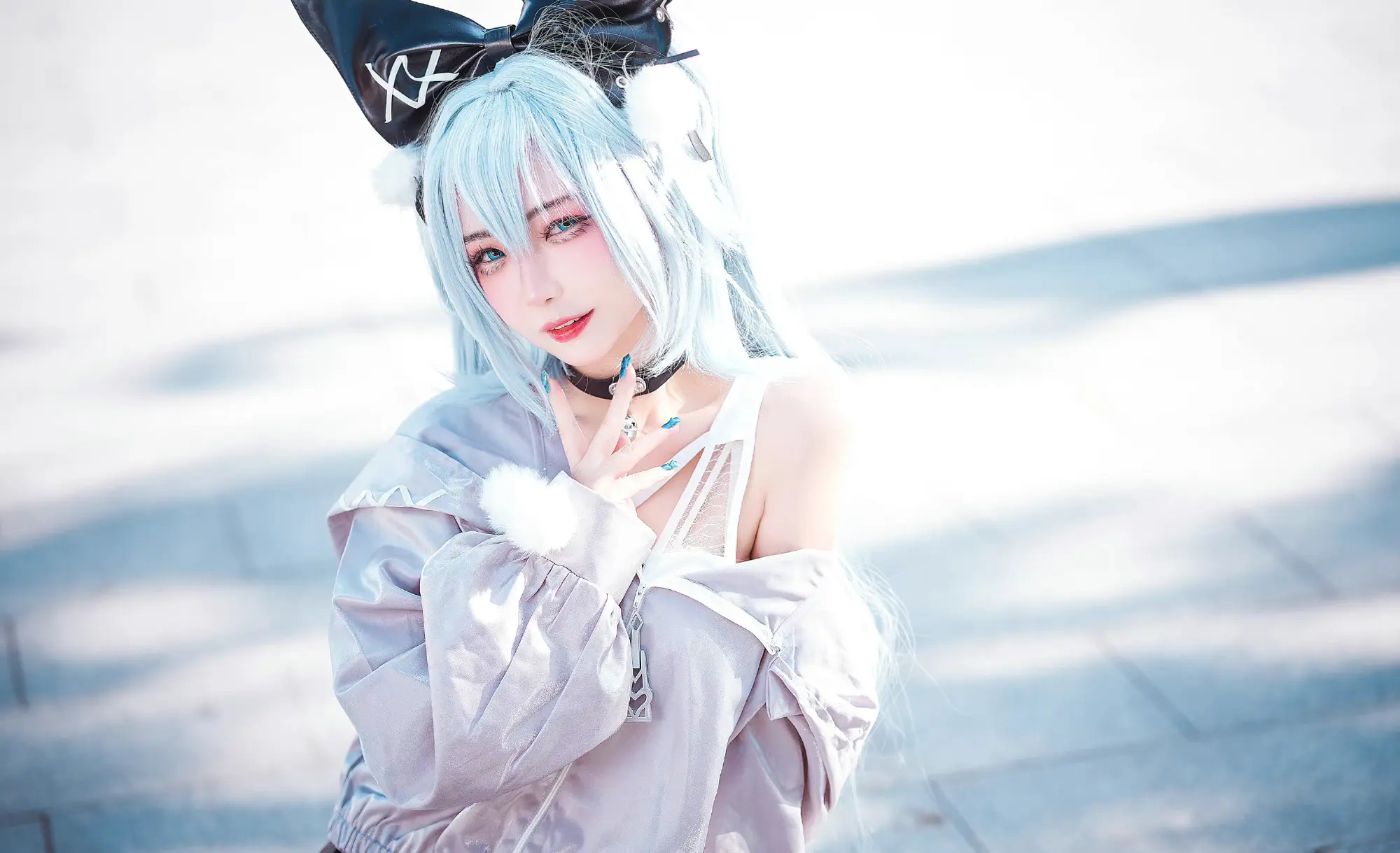 COSPLAY 今天也是三月七～ 崩坏星穹铁道 三月七礼服@洛城雪Yuki COSPLAY-第2张