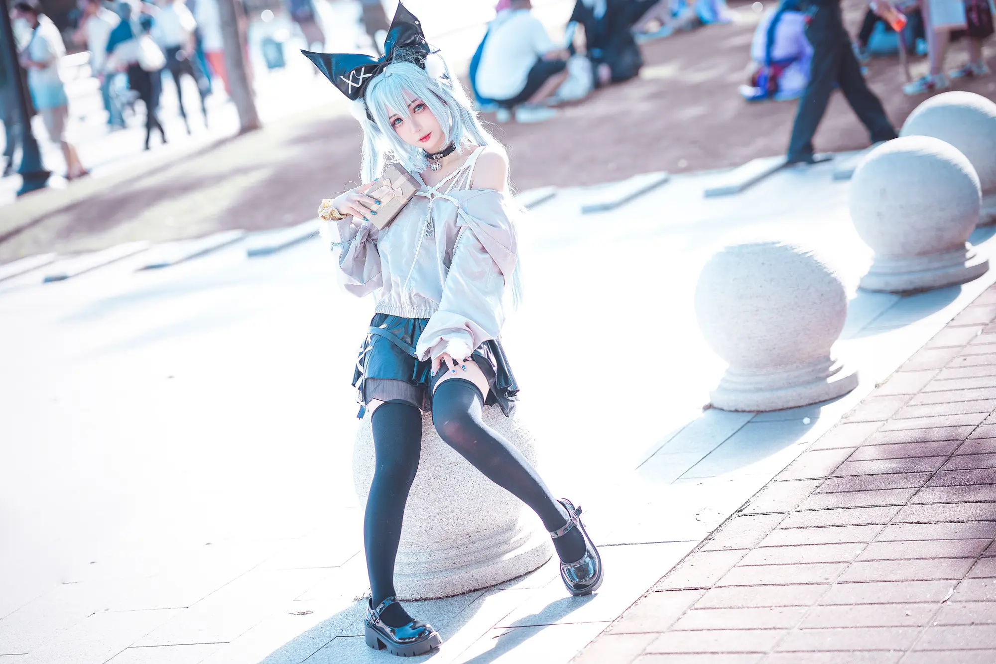 COSPLAY 今天也是三月七～ 崩坏星穹铁道 三月七礼服@洛城雪Yuki COSPLAY-第9张