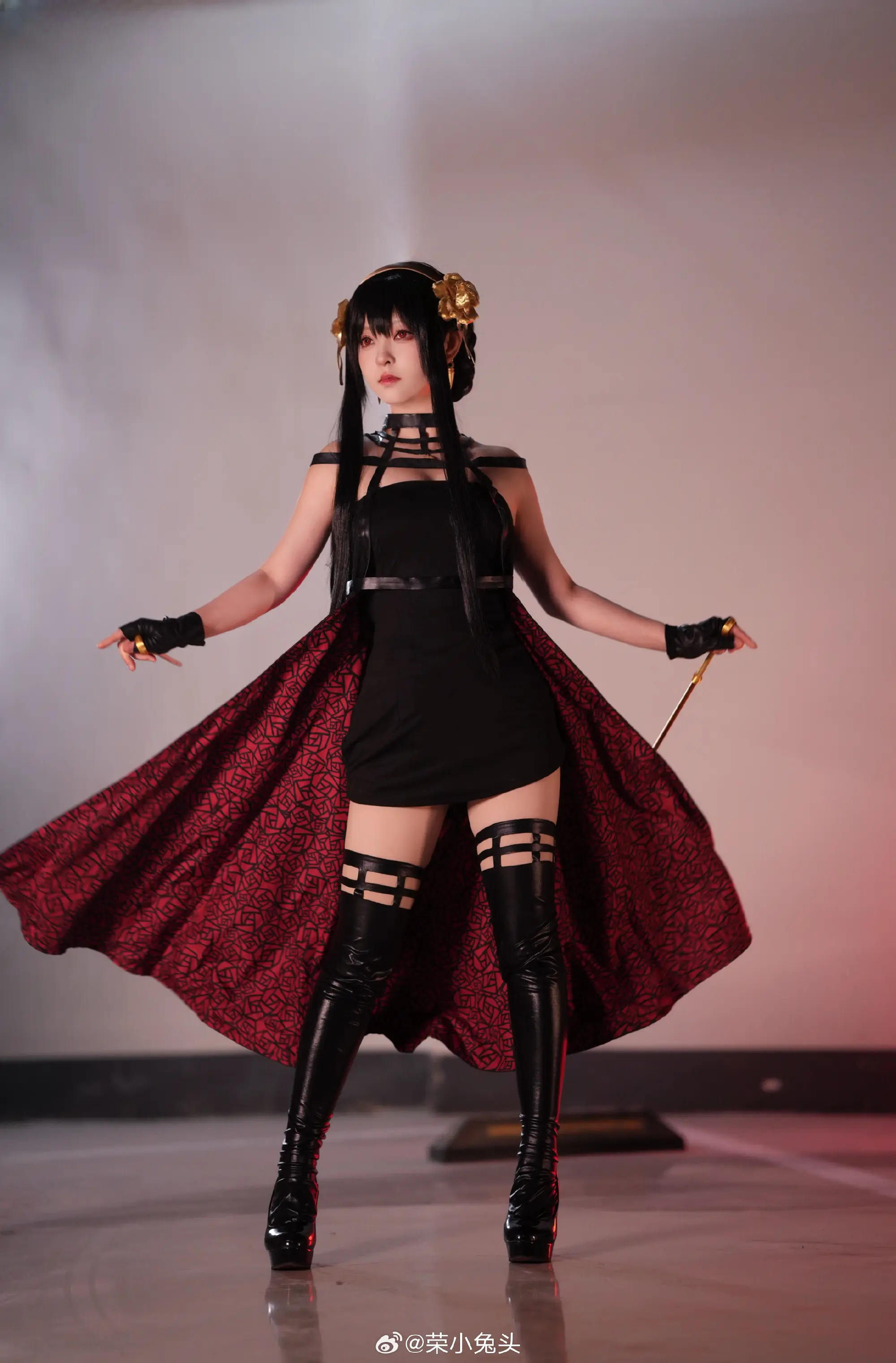 cosplay 终于尝试出了一次约尔太太的cos！ 间谍过家家@荣小兔头 COSPLAY-第7张