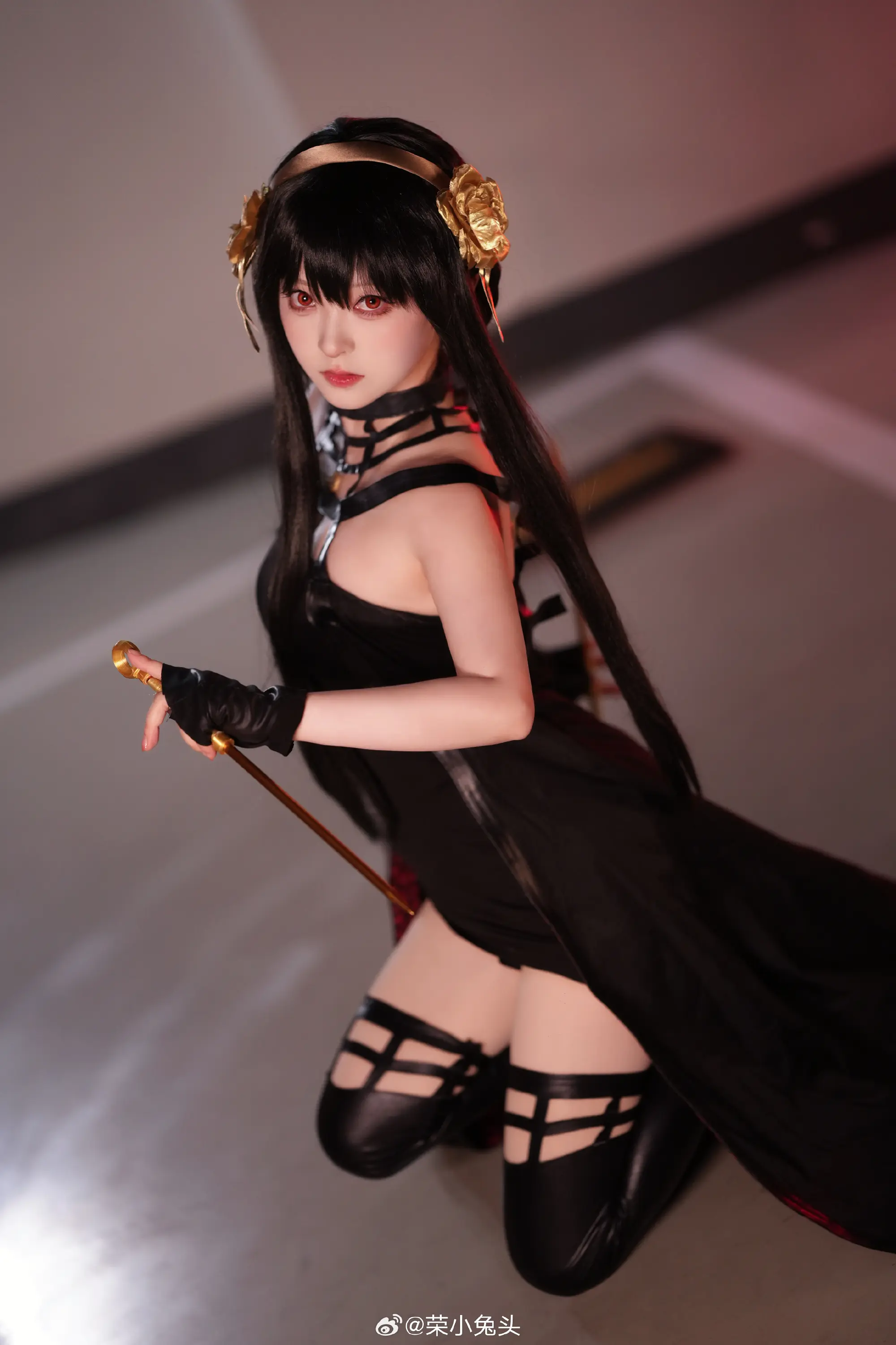 cosplay 终于尝试出了一次约尔太太的cos！ 间谍过家家@荣小兔头 COSPLAY-第2张