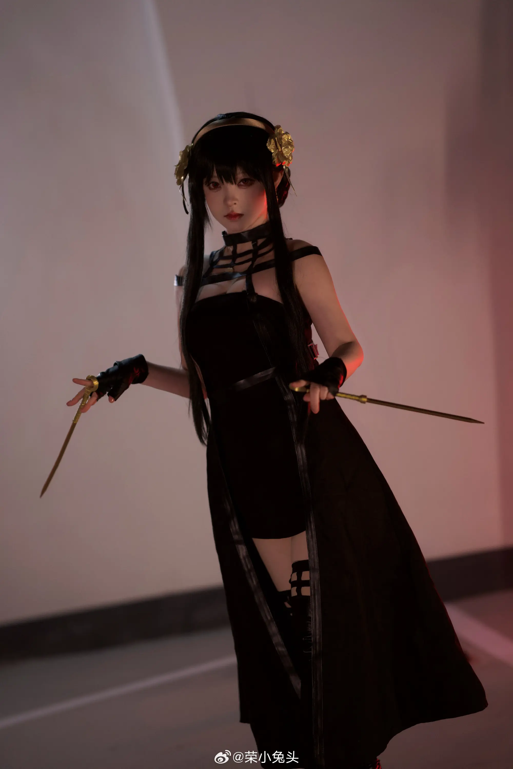cosplay 终于尝试出了一次约尔太太的cos！ 间谍过家家@荣小兔头 COSPLAY-第9张
