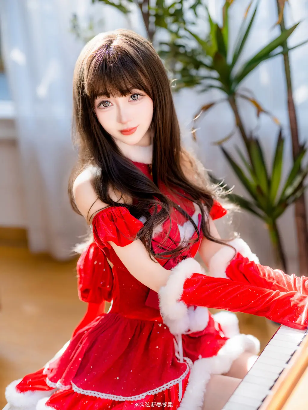 𝑴𝒆𝒓𝒓𝒚 𝑪𝒉𝒓𝒊𝒔𝒕𝒎𝒂𝒔 🎄🎄 少女写真 圣诞节@千葉sona COSPLAY-第3张