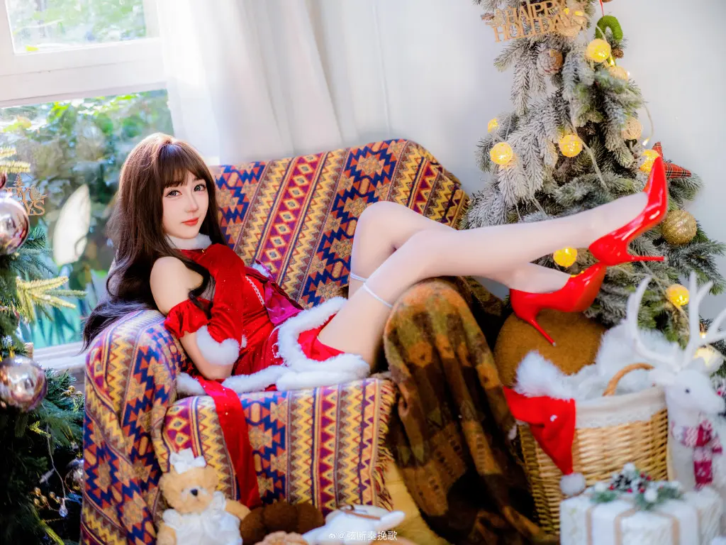 𝑴𝒆𝒓𝒓𝒚 𝑪𝒉𝒓𝒊𝒔𝒕𝒎𝒂𝒔 🎄🎄 少女写真 圣诞节@千葉sona COSPLAY-第8张