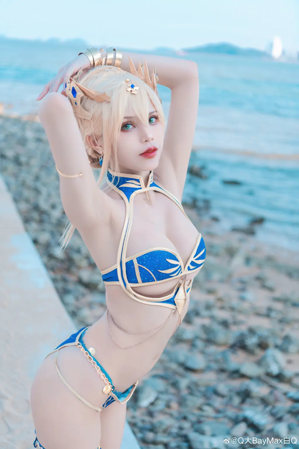 cosplay Fate/Grandorder 阿尔托莉雅.潘德拉贡@黒小依 COSPLAY-第14张