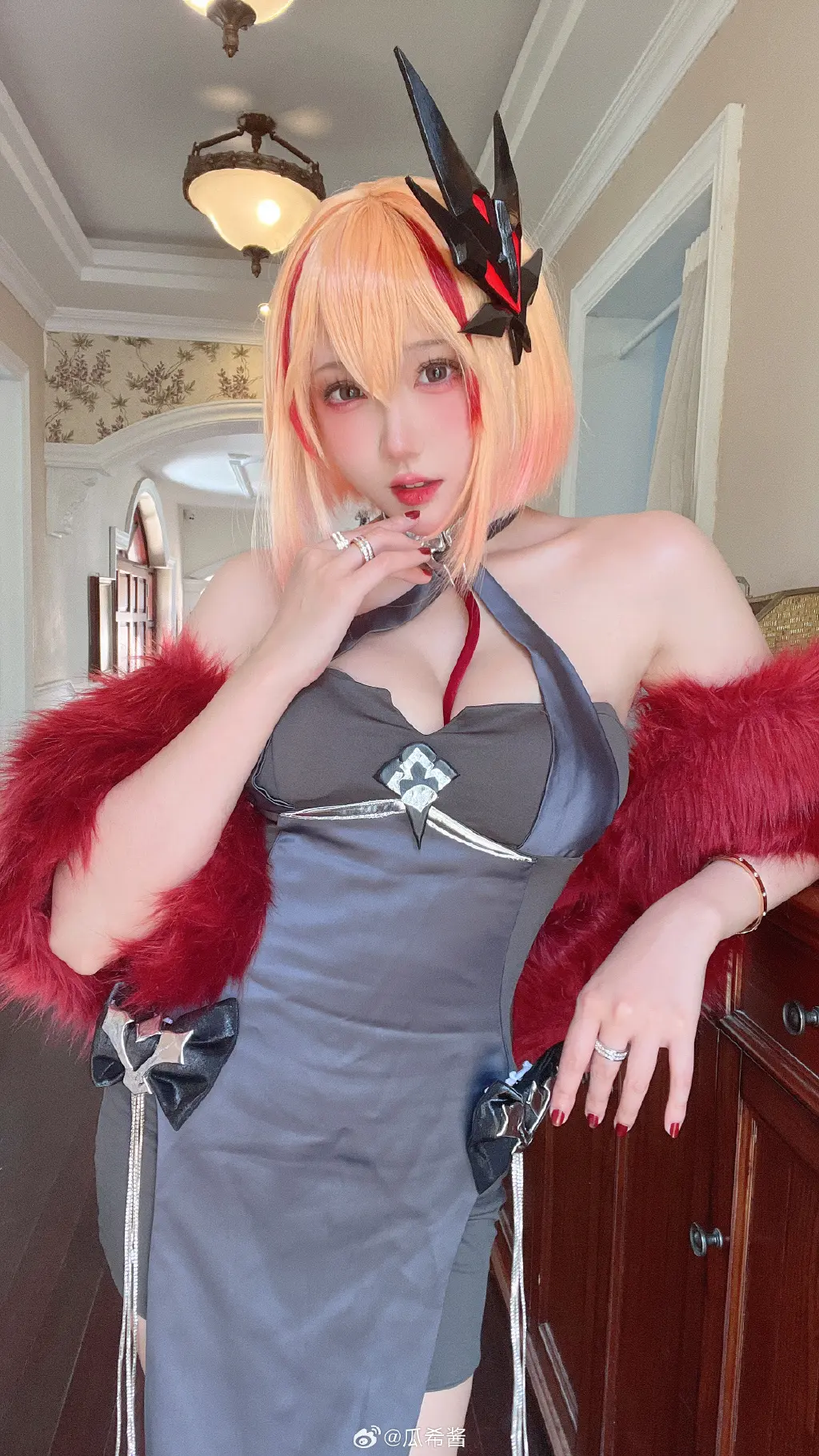 COSPLAY 碧蓝航线 罗恩 @瓜希酱 COSPLAY-第2张