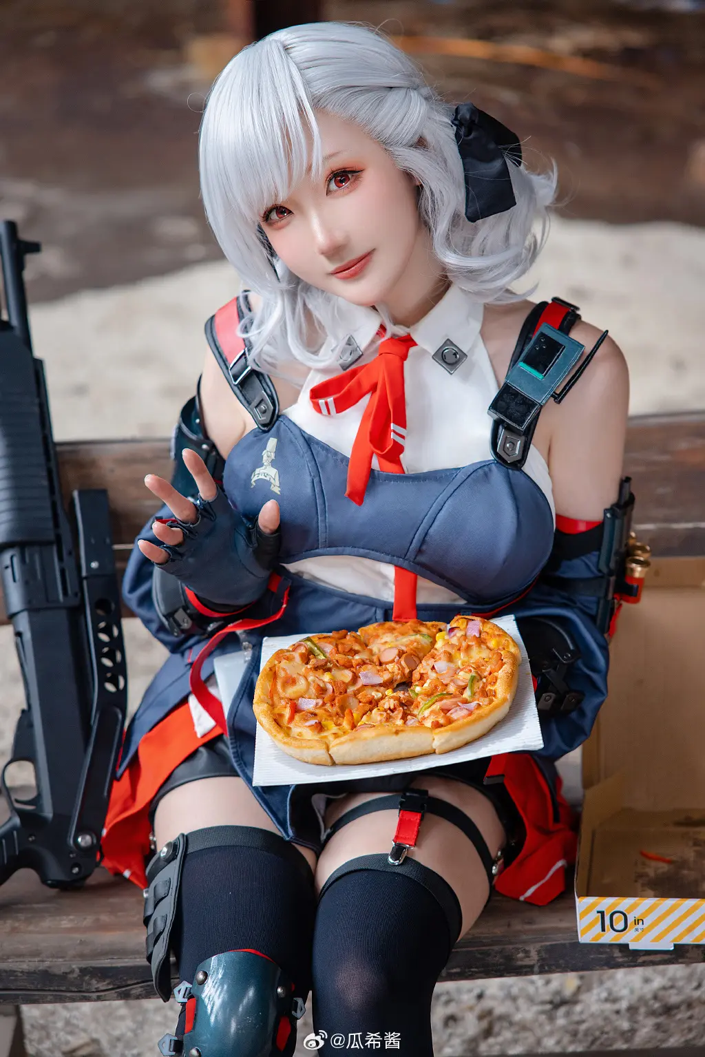 COSPLAY 欸...... 任务要赶不及了？ 哎呀，会没事的啦，先吃块巧克力再说。 少女前线2 追放 塞布丽娜@瓜希酱 COSPLAY-第13张