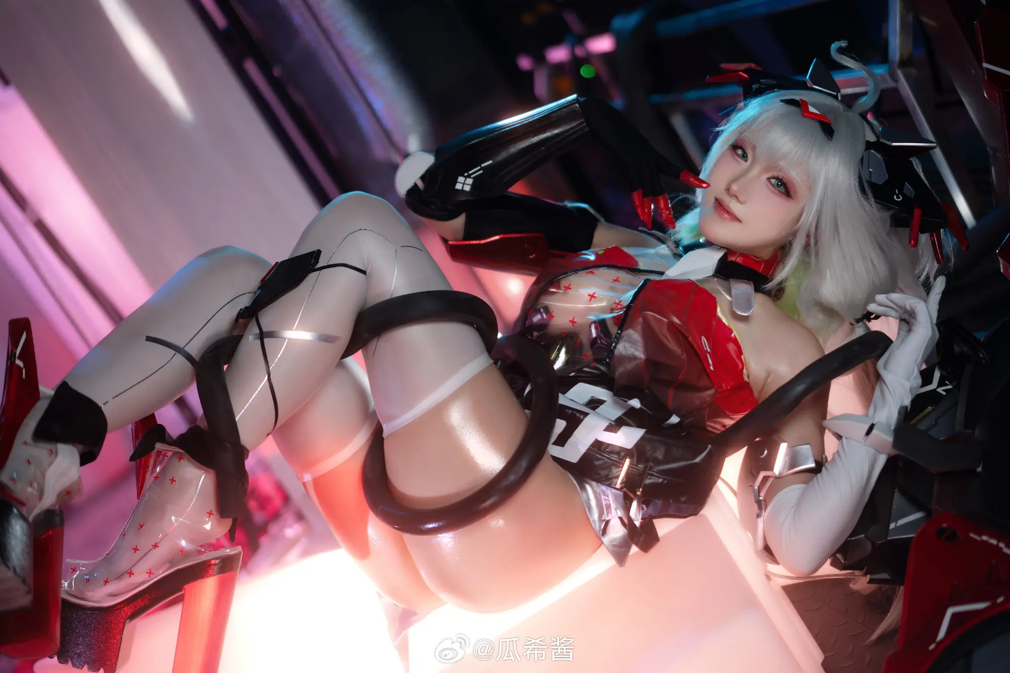 COSPLAY 链锯在渴望着战斗的愉悦……什么都可以，快来满足我的食欲吧…… @瓜希酱 COSPLAY-第16张