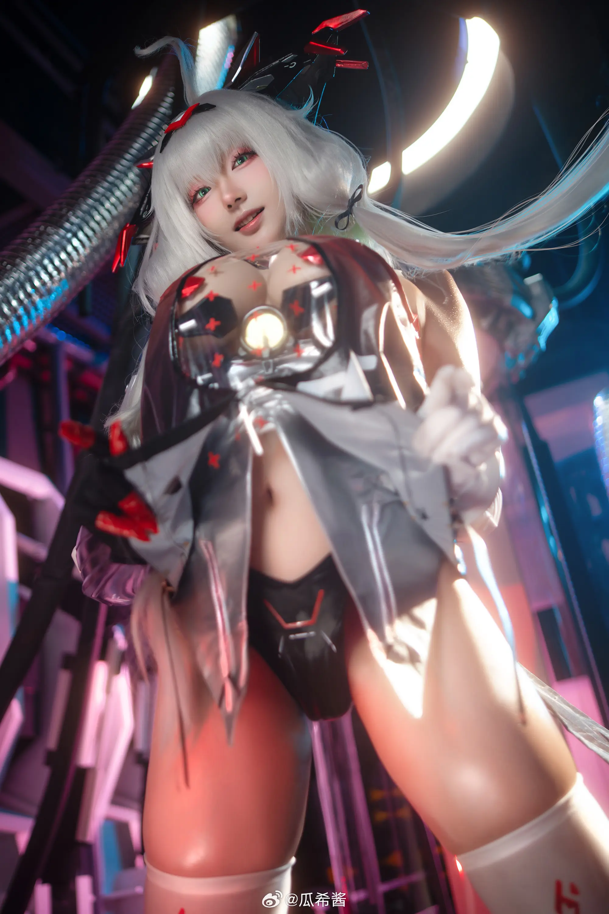 COSPLAY 链锯在渴望着战斗的愉悦……什么都可以，快来满足我的食欲吧…… @瓜希酱 COSPLAY-第4张