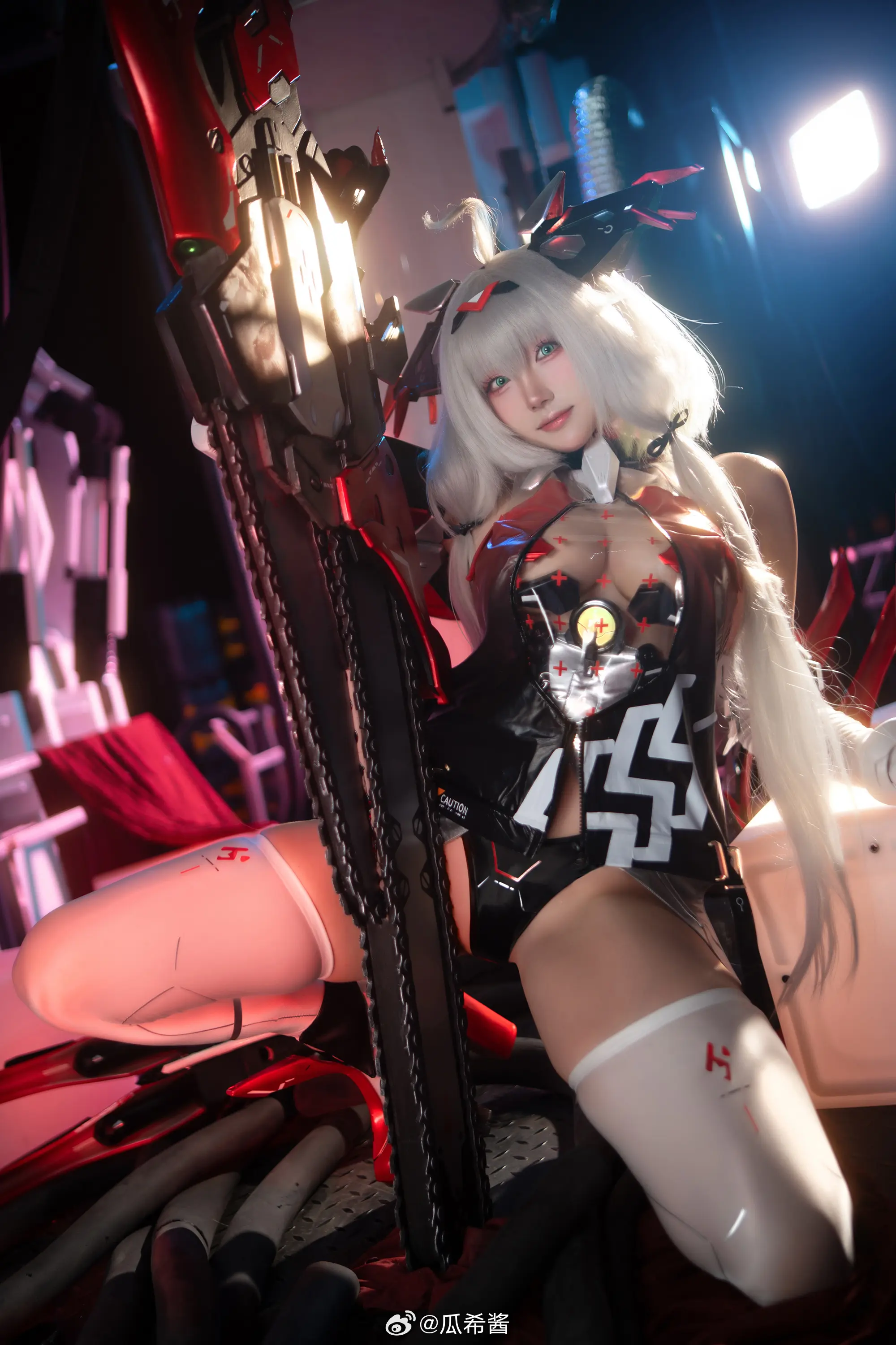 COSPLAY 链锯在渴望着战斗的愉悦……什么都可以，快来满足我的食欲吧…… @瓜希酱 COSPLAY-第10张