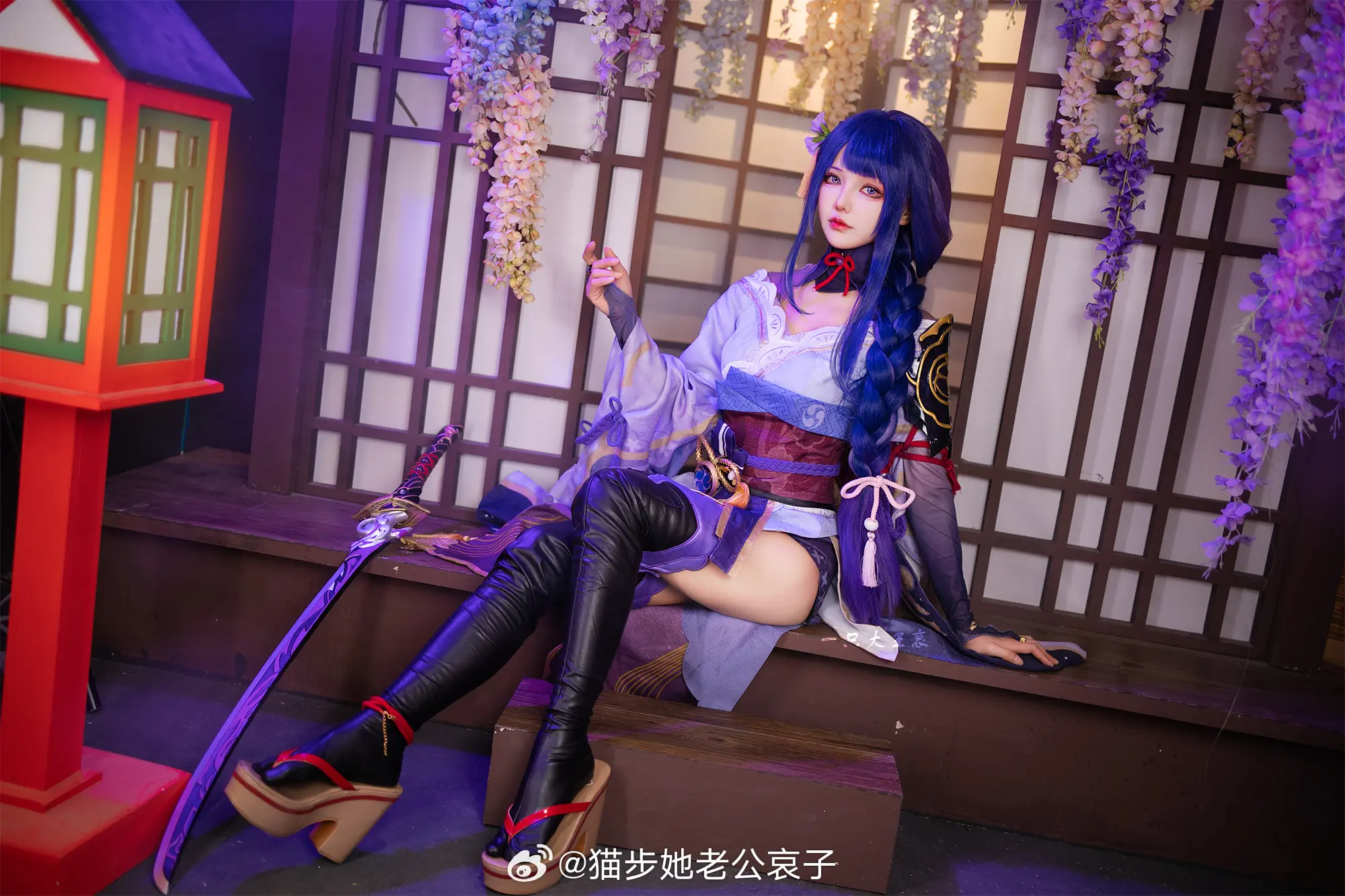 cosplay 原神 雷电将军@猫步她老公哀子 COSPLAY-第2张