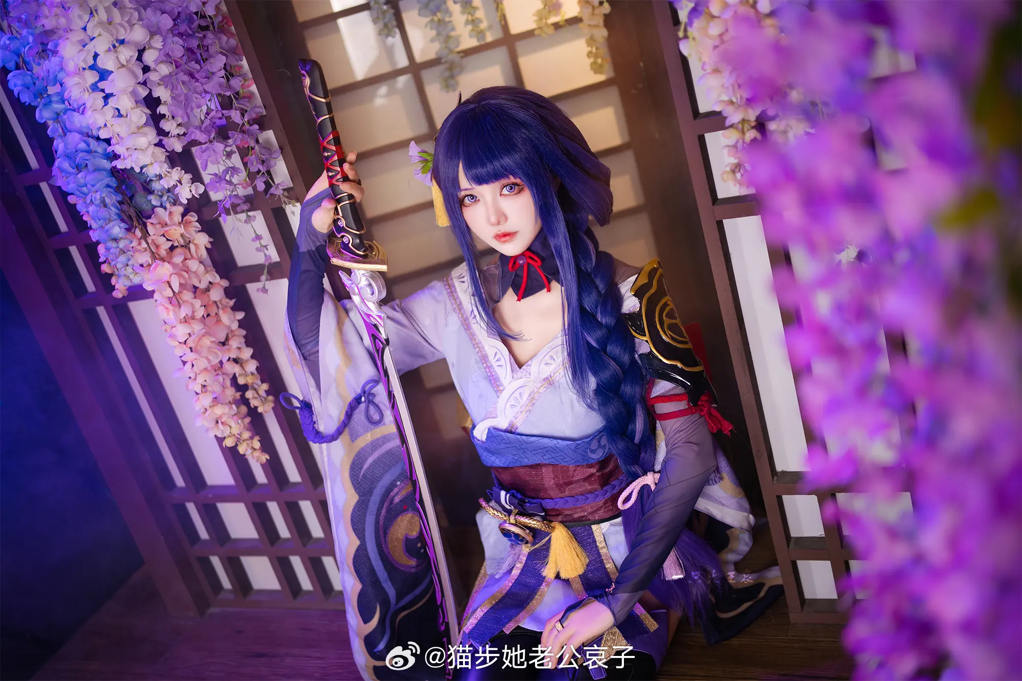 cosplay 原神 雷电将军@猫步她老公哀子 COSPLAY-第3张