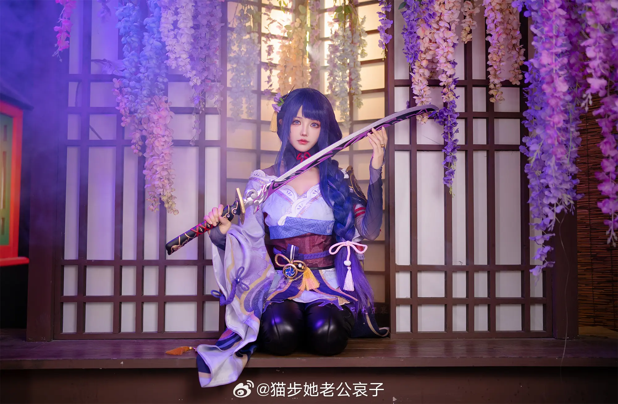 cosplay 原神 雷电将军@猫步她老公哀子 COSPLAY-第4张