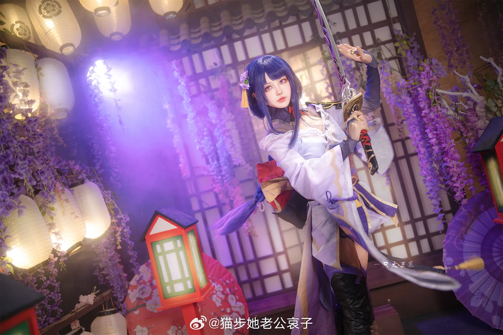 cosplay 原神 雷电将军@猫步她老公哀子 COSPLAY-第8张