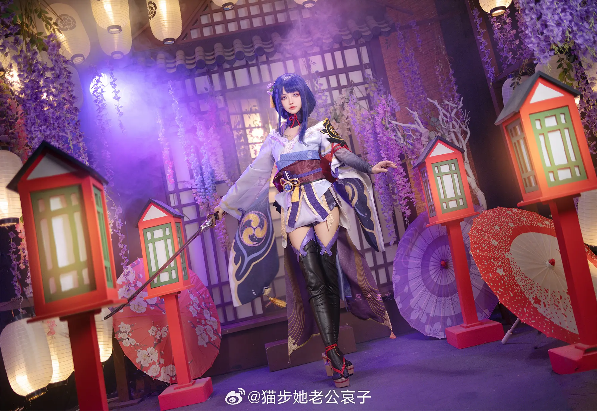 cosplay 原神 雷电将军@猫步她老公哀子 COSPLAY-第9张