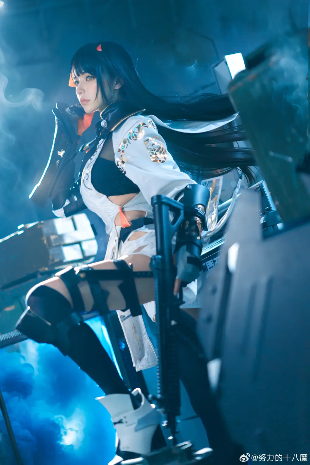 COSPLAY 以霜降小队的能力，什么样的委托都不在话下。 少女前线2追放 闪电@努力的十八魔 COSPLAY-第8张