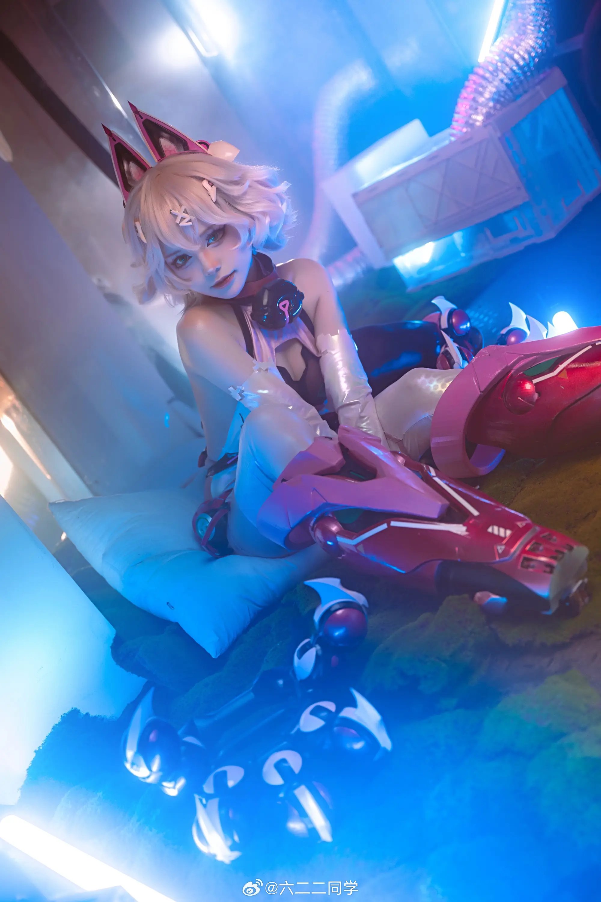 COSPLAY 代号绯猁，防火猫前来报到，就这样喵～ 交错战线@六二二同学 COSPLAY-第6张
