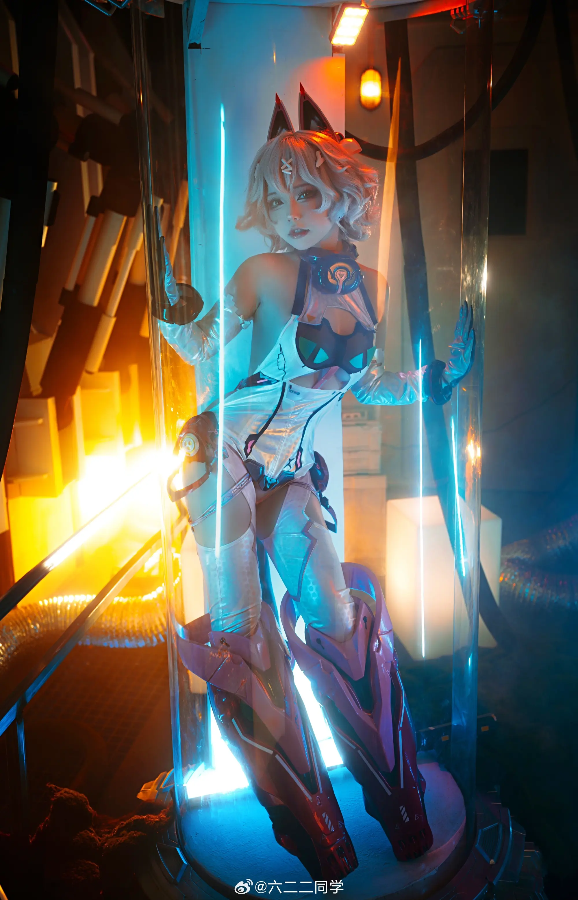 COSPLAY 代号绯猁，防火猫前来报到，就这样喵～ 交错战线@六二二同学 COSPLAY-第2张