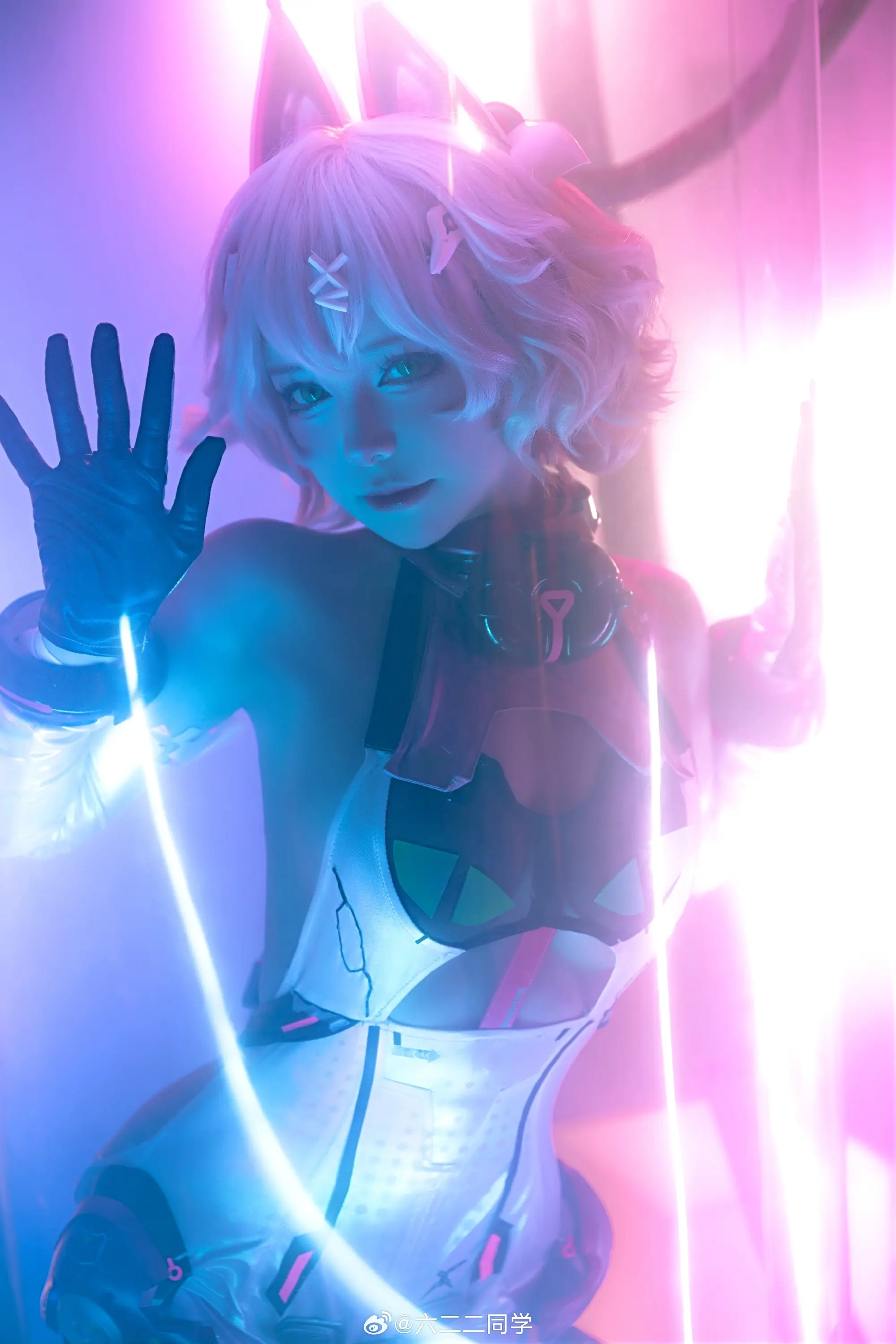 COSPLAY 代号绯猁，防火猫前来报到，就这样喵～ 交错战线@六二二同学 COSPLAY-第3张
