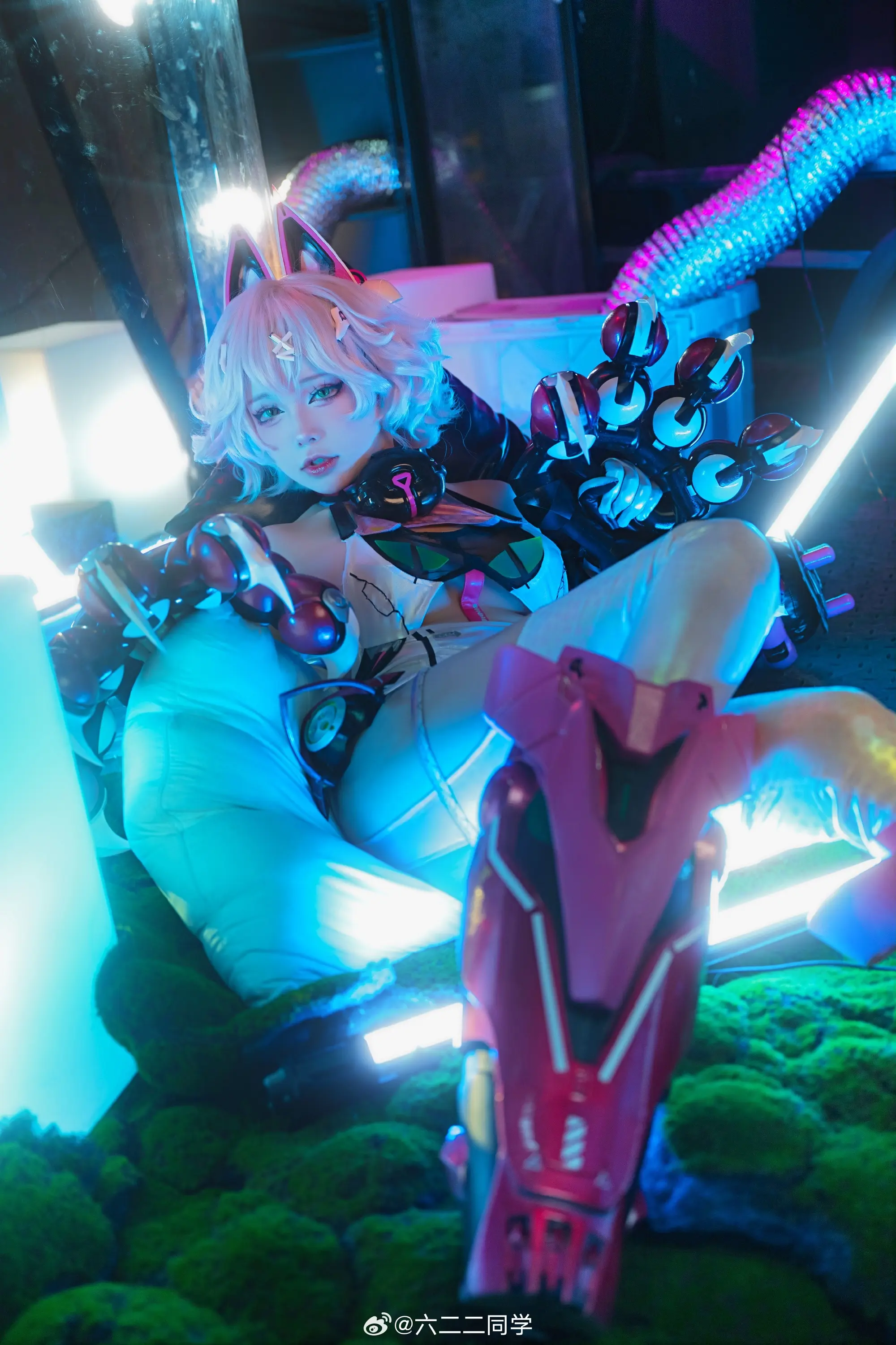 COSPLAY 代号绯猁，防火猫前来报到，就这样喵～ 交错战线@六二二同学 COSPLAY-第5张