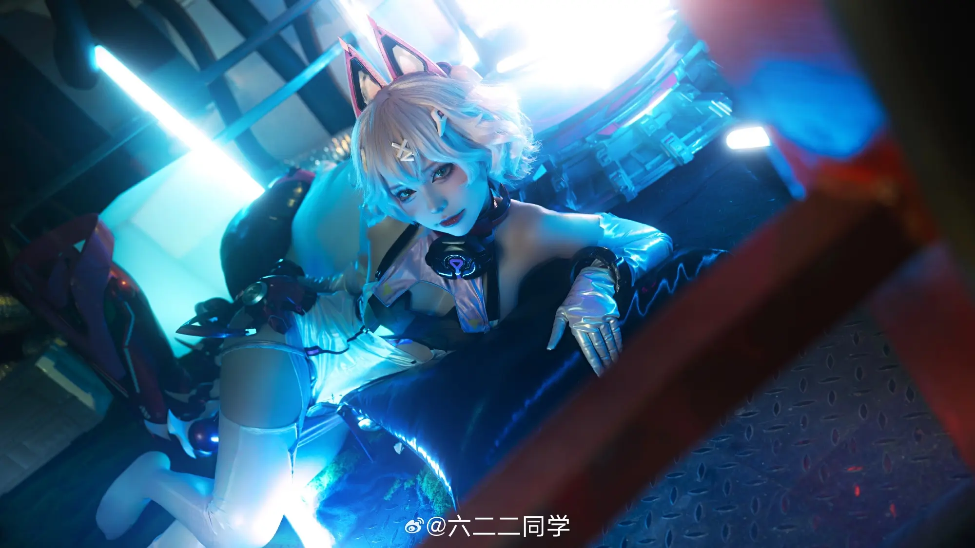COSPLAY 代号绯猁，防火猫前来报到，就这样喵～ 交错战线@六二二同学 COSPLAY-第8张