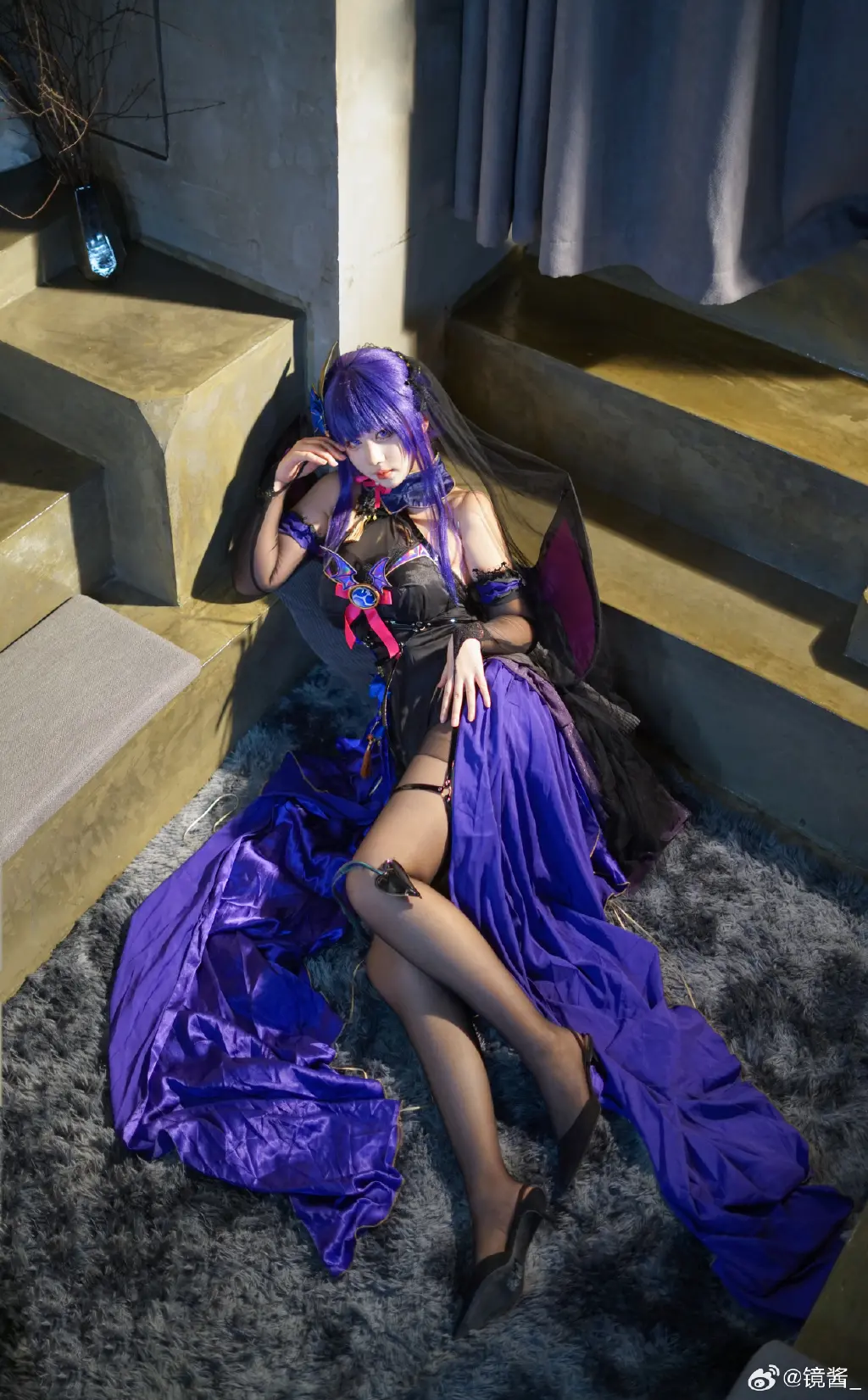 旅行者，这套是不是不适合我啊？原神 雷神魅魔同@镜酱_ COSPLAY-第4张